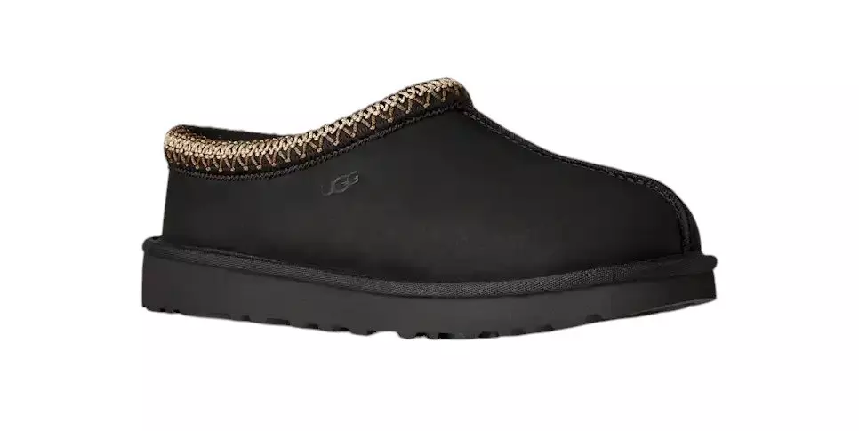 UGG Tasman Nubuck "Black" Women's Slipper - BLACK