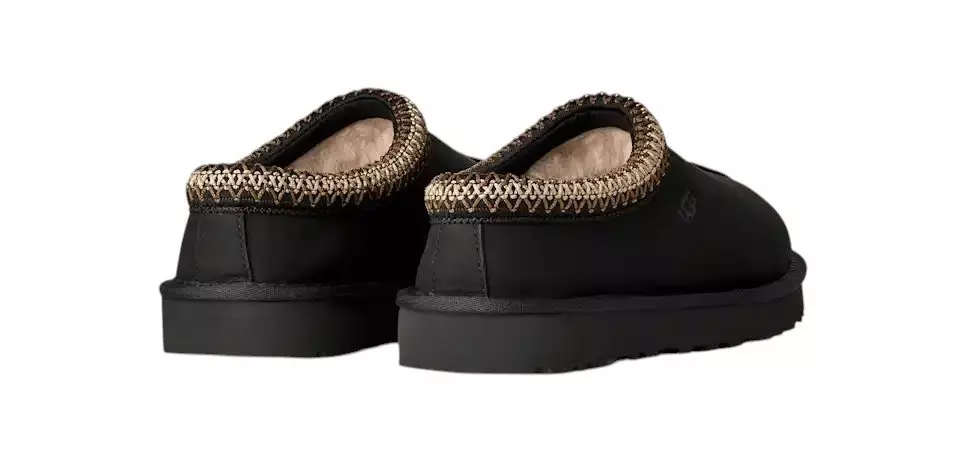 UGG Tasman Nubuck "Black" Women's Slipper - BLACK