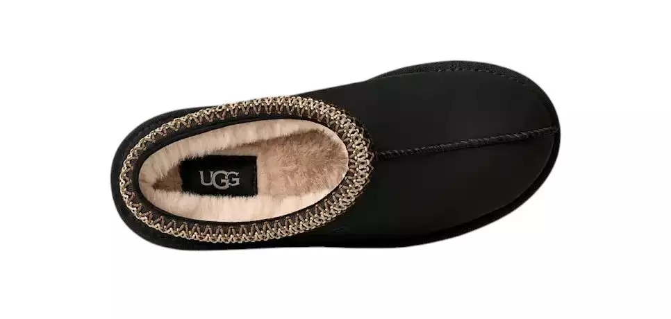 UGG Tasman Nubuck "Black" Women's Slipper - BLACK