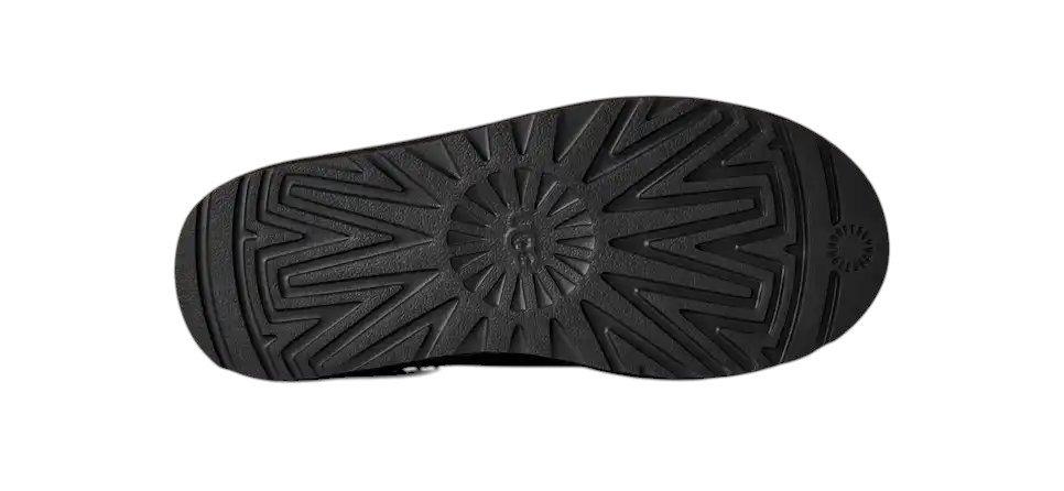 UGG Tasman Nubuck "Black" Women's Slipper - BLACK