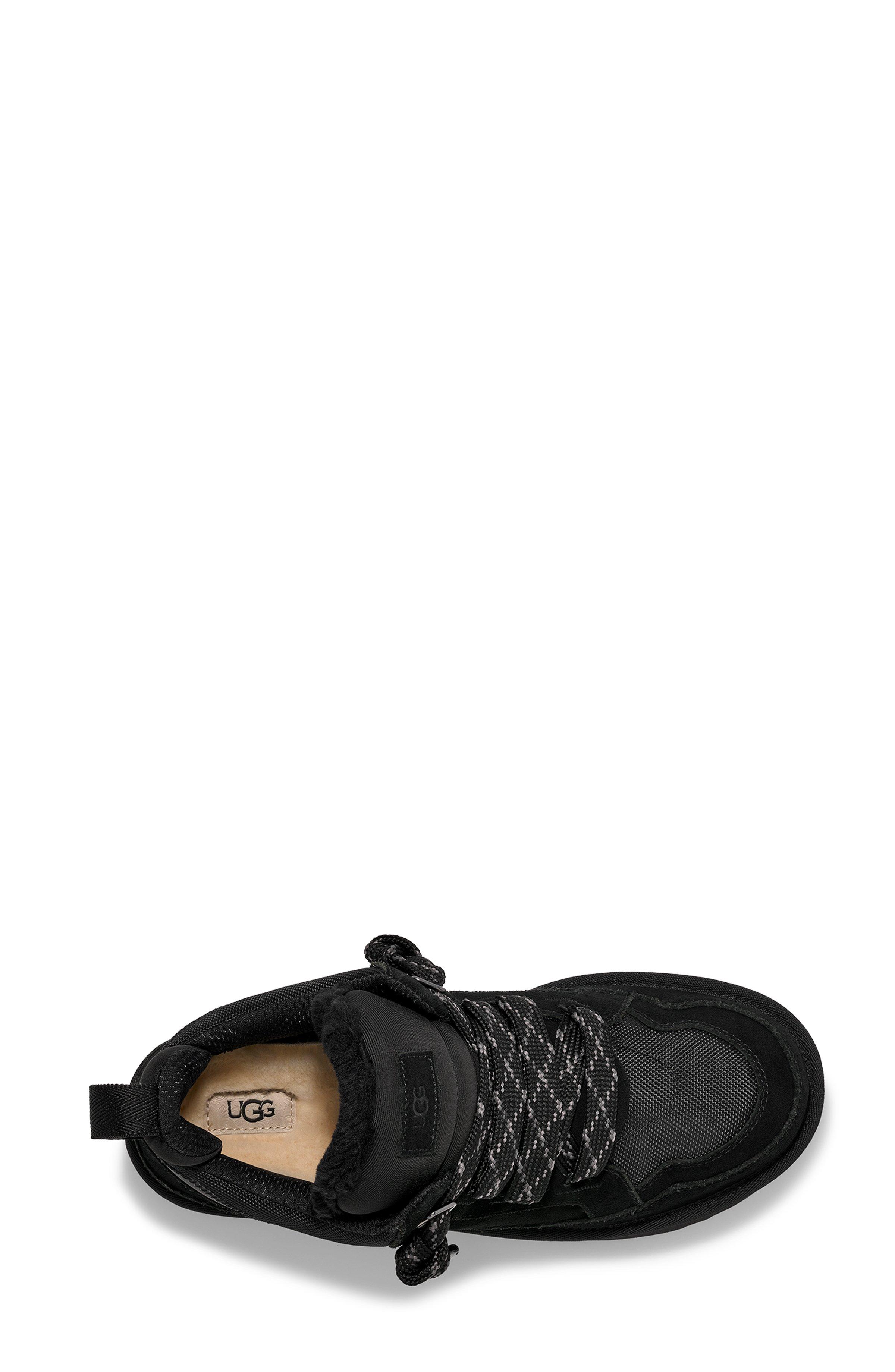 UGG Lowmel "Black" Men's Boot - BLACK Thumbnail View 6