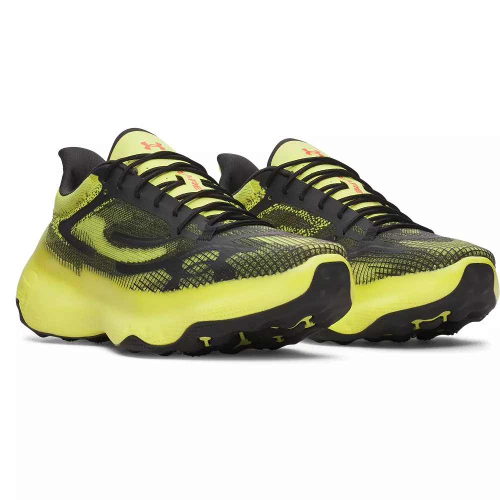 Under Armour Flare "Flash Light/Black/Dark Orange" Men's Shoe - YELLOW/BLACK