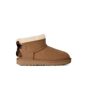 UGG Ultra Mini Bailey Bow "Chestnut" Grade School Girls' Boot - BROWN