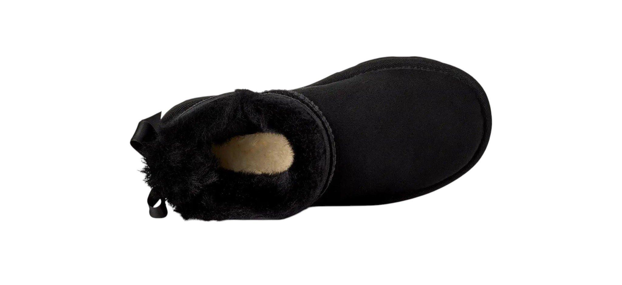 UGG Ultra Mini Bailey Bow "Black" Grade School Girls' Boot - BLACK