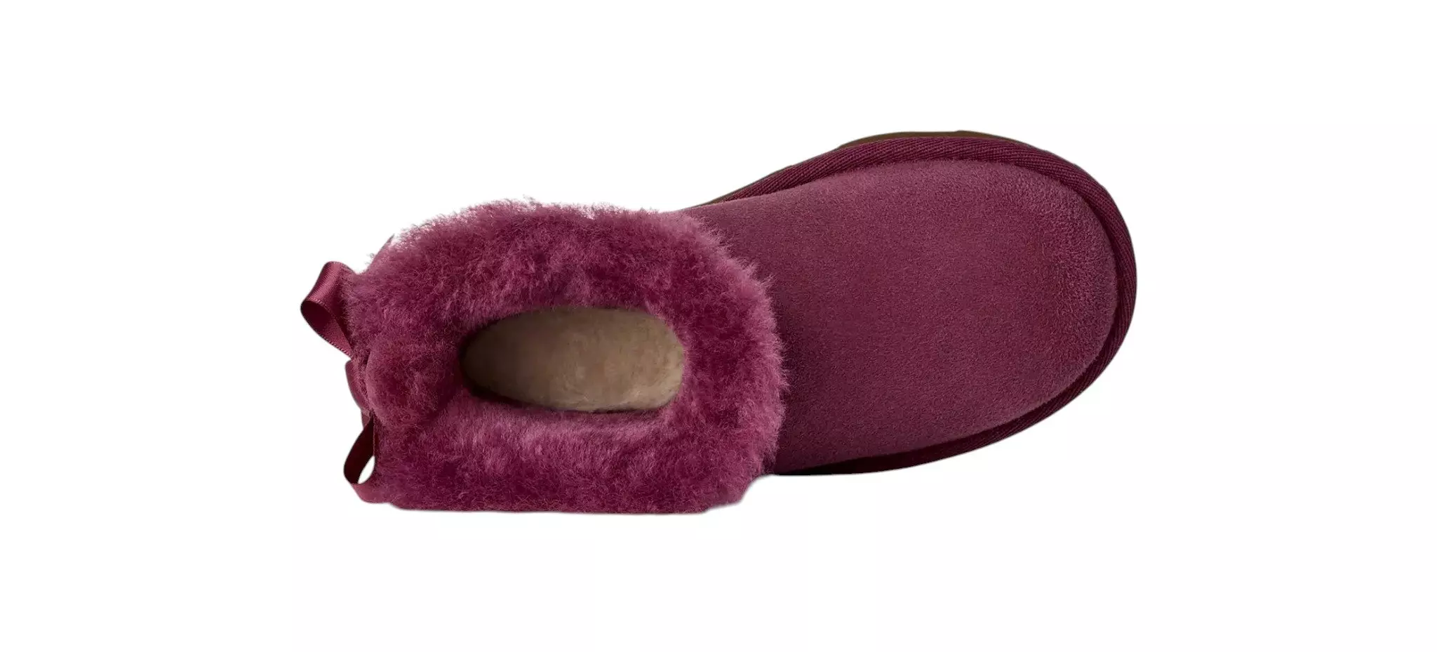 UGG Ultra Mini Bailey Bow "Dark Winterberry" Grade School Girls' Boot - PURPLE