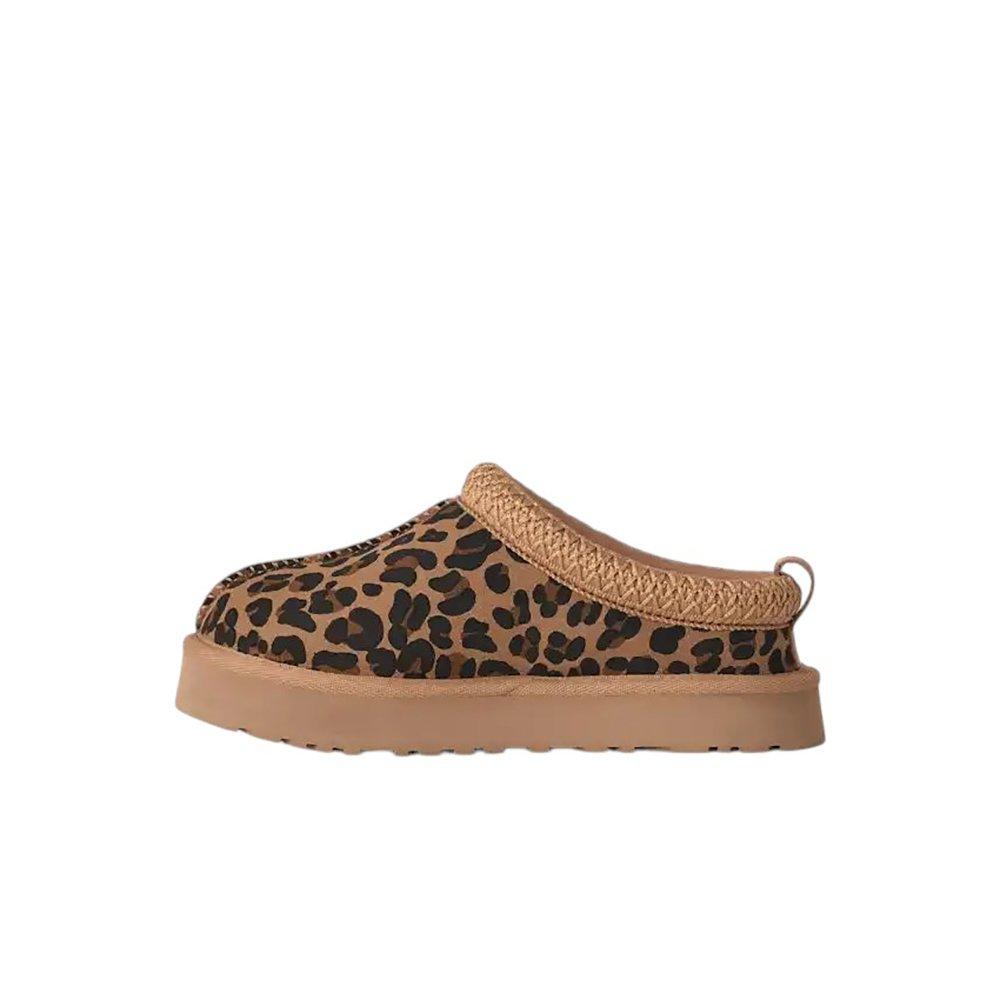 UGG Tazz Spotted "Cheetah" Grade School Girls' Slipper - BROWN/BLACK