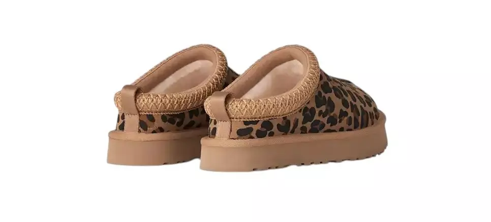 UGG Tazz Spotted "Cheetah" Grade School Girls' Slipper - BROWN/BLACK