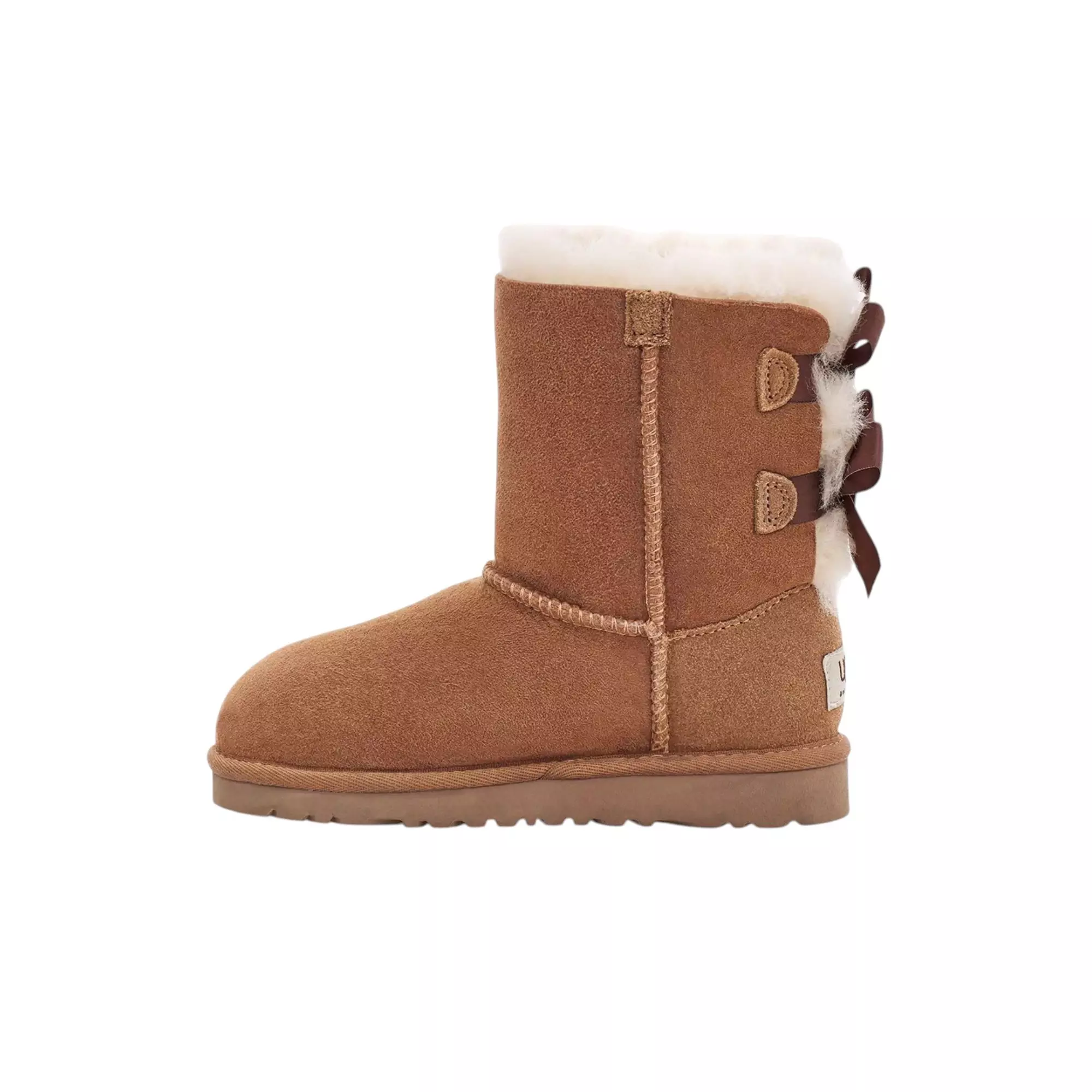UGG Bailey Bow II "Chestnut" Preschool Girls' Boot - BROWN