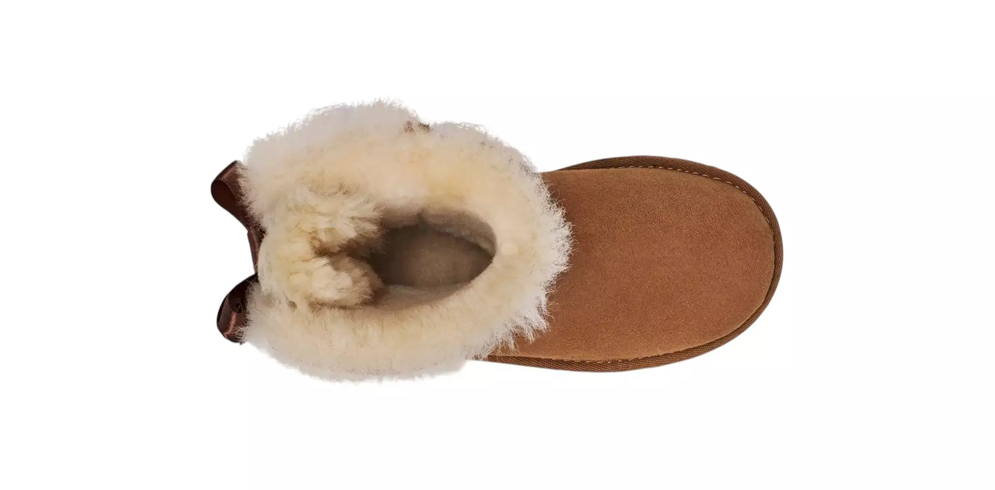 UGG Bailey Bow II "Chestnut" Preschool Girls' Boot - BROWN