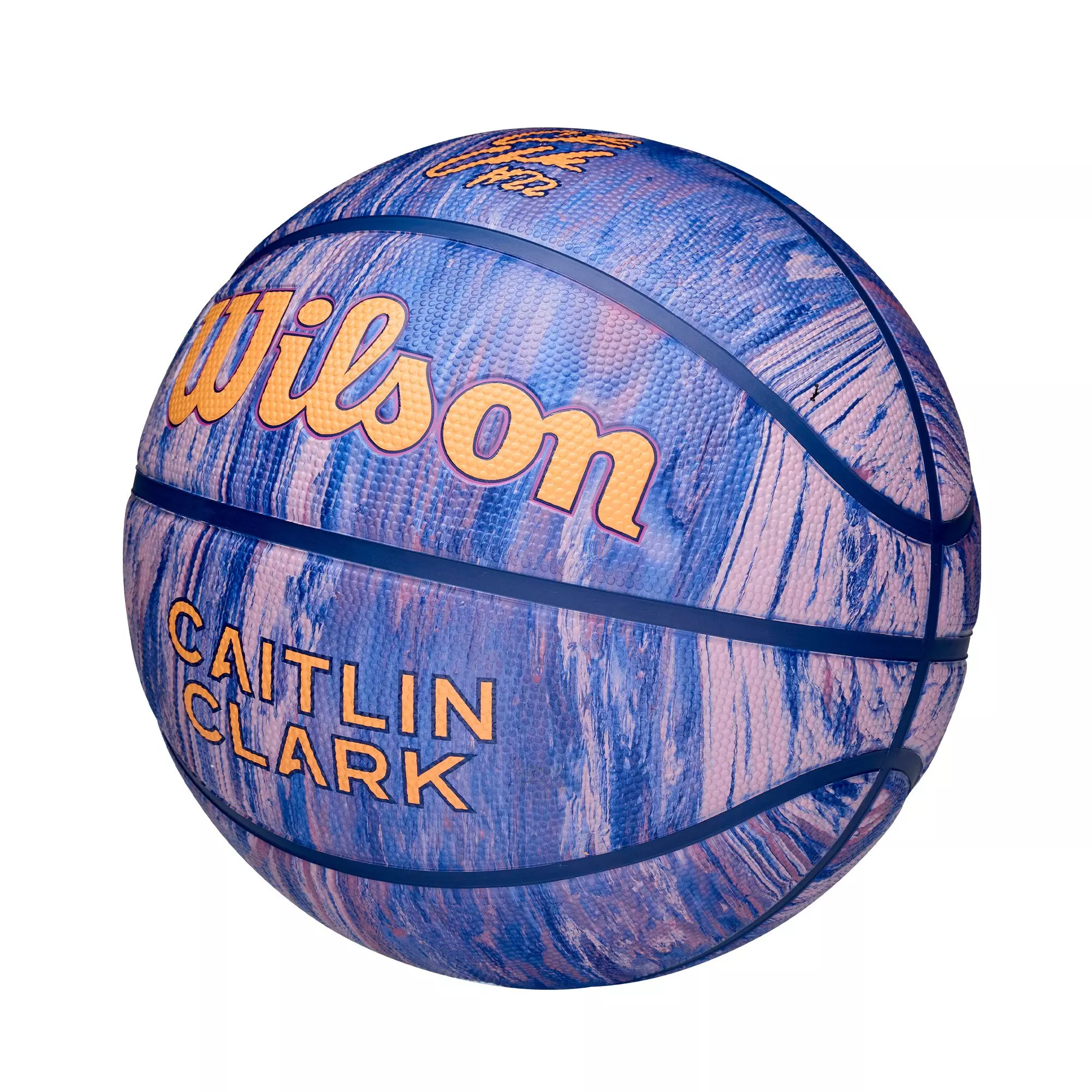 Wilson Caitlin Clark Infuse Basketball - NAVY/PINK