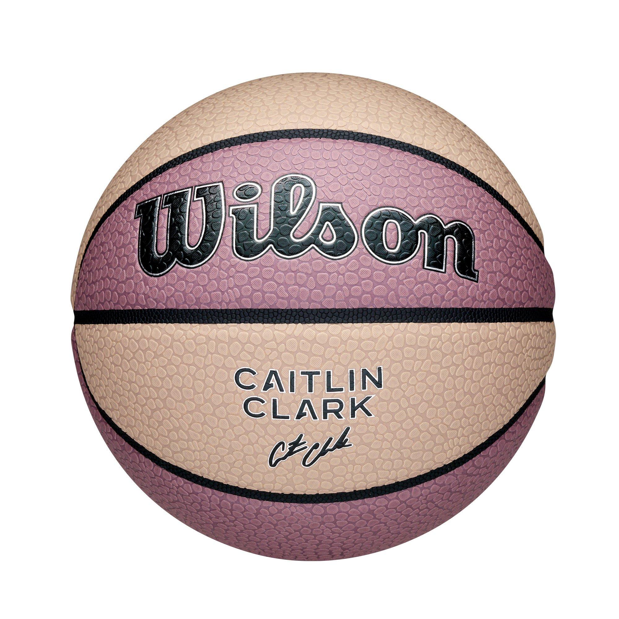 Wilson Caitlin Clark Anchor Basketball - LILAC/GREY