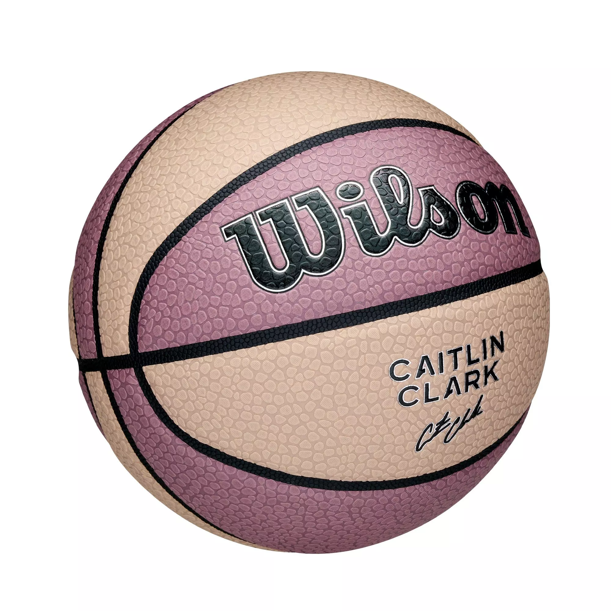 Wilson Caitlin Clark Anchor Basketball - LILAC/GREY