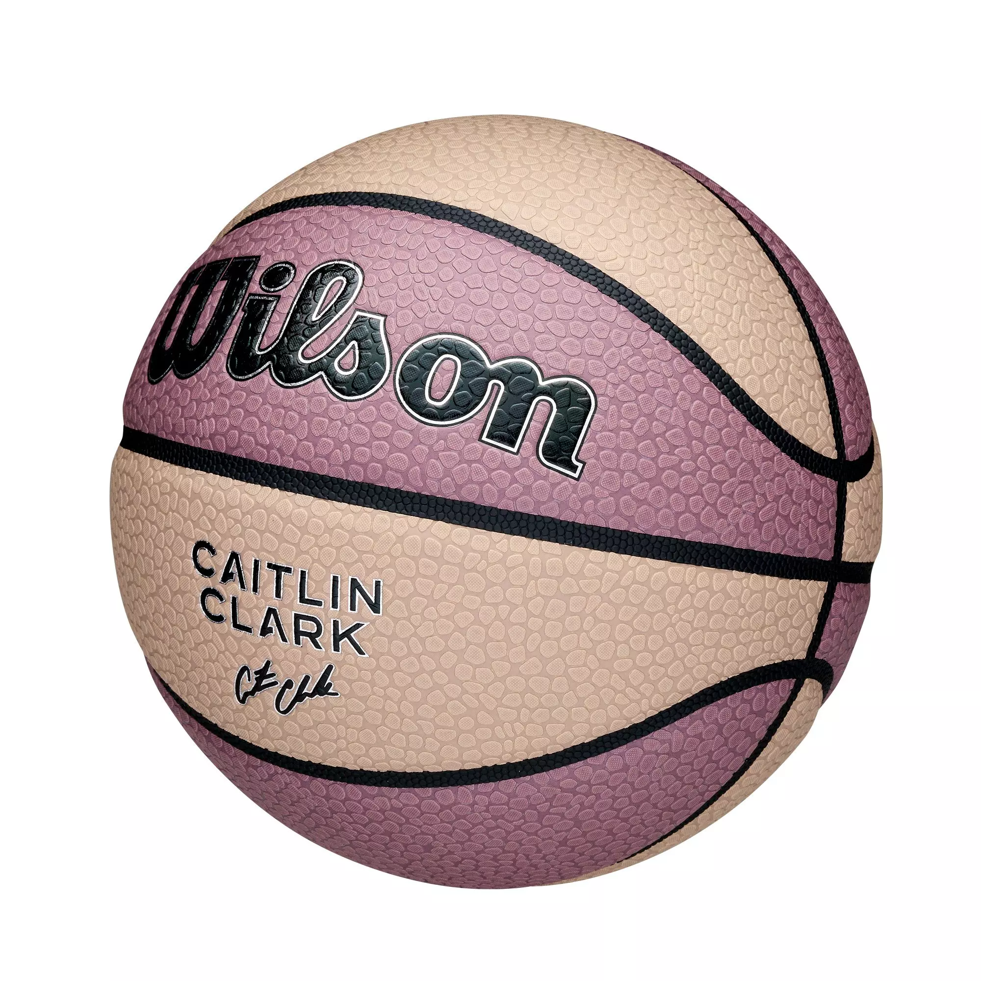 Wilson Caitlin Clark Anchor Basketball - LILAC/GREY