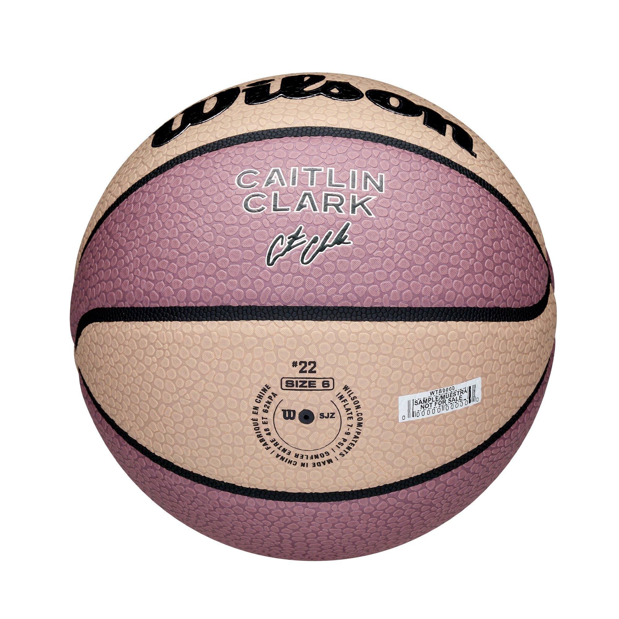 Wilson Caitlin Clark Anchor Basketball - LILAC/GREY