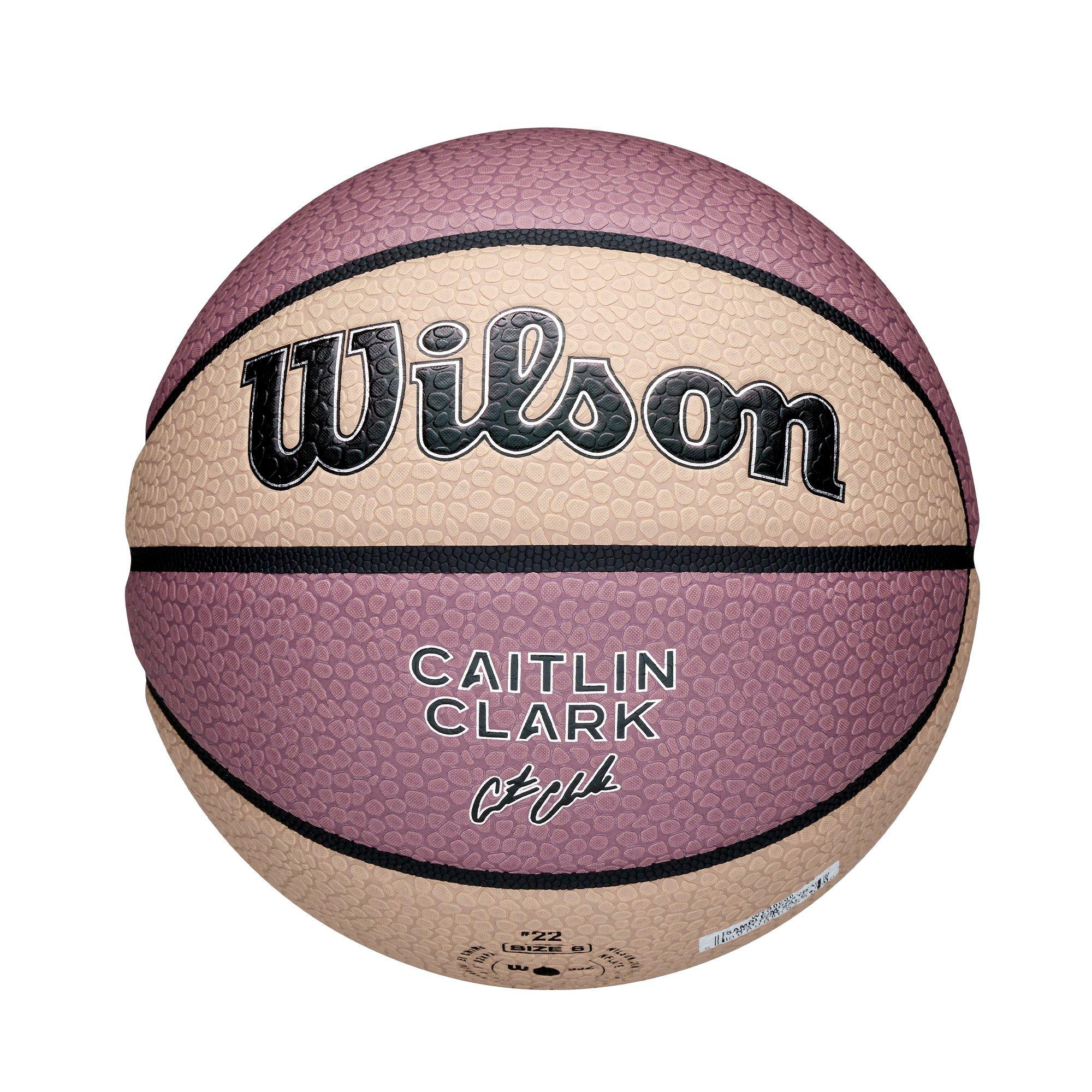 Wilson Caitlin Clark Anchor Basketball - LILAC/GREY