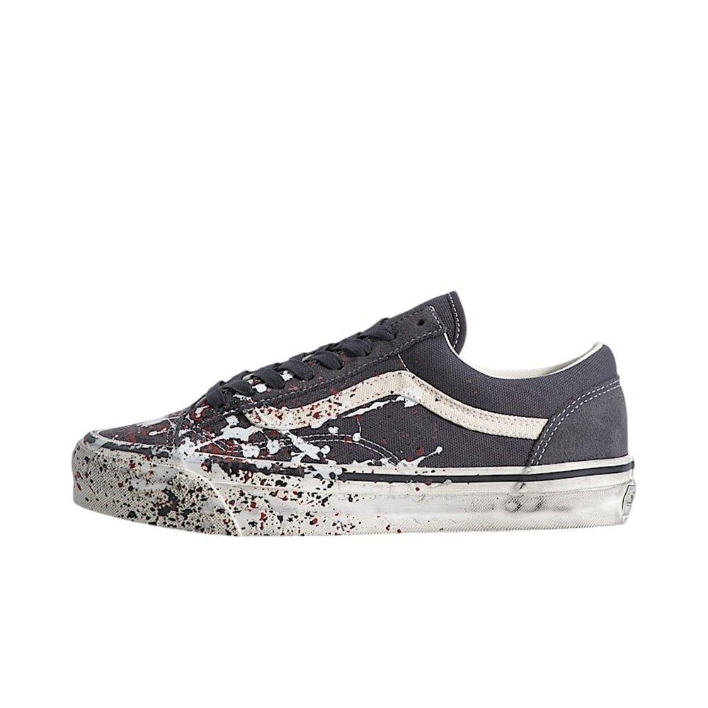 Vans Premium Old Skool LX Paint Splatter "Charcoal Grey" Unisex Shoe - GREY