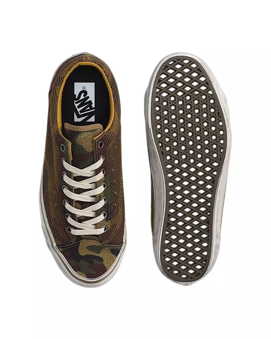 Vans Premium Old Skool LX "Woodland Camo Green" Unisex Shoe - GREEN