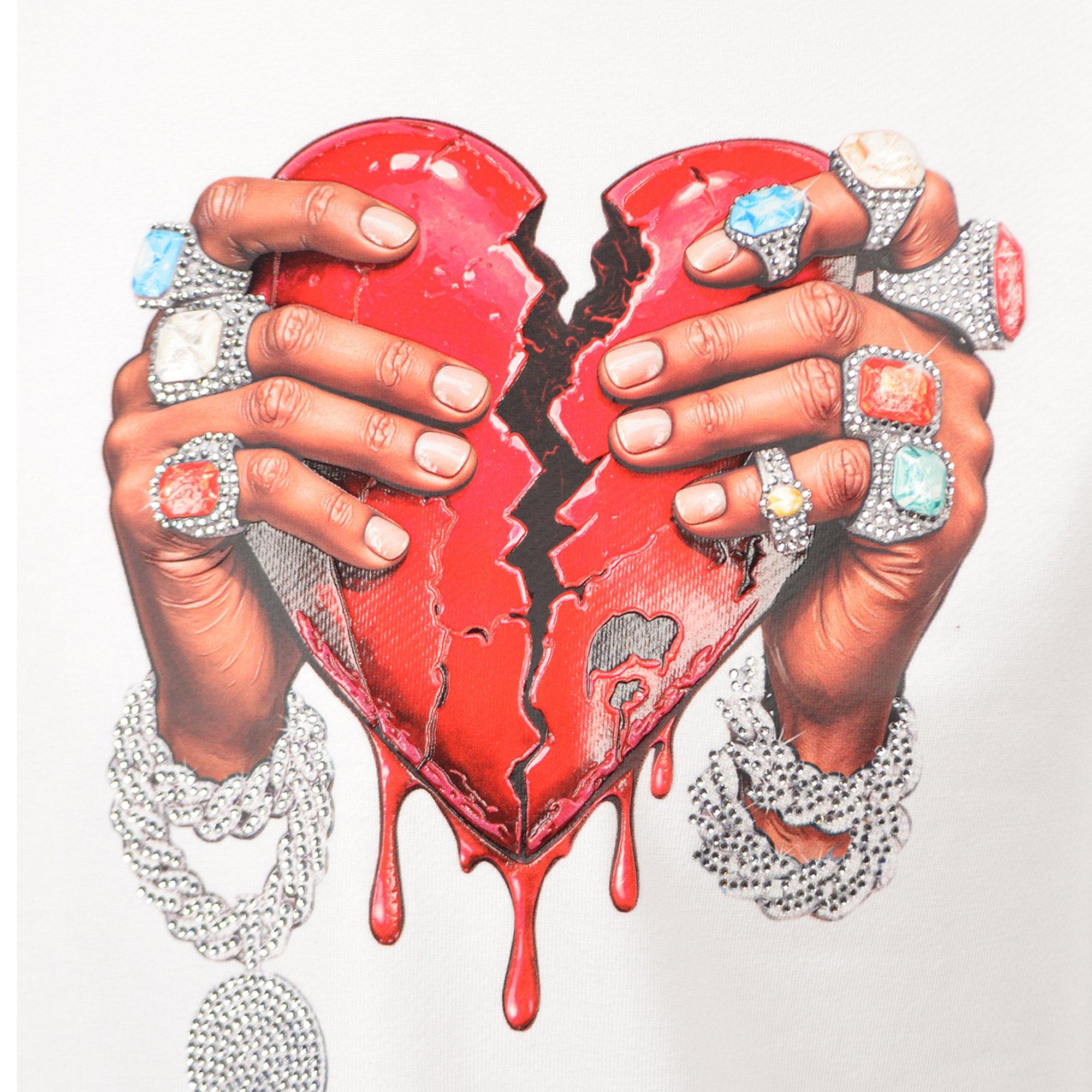 Streetz Iz Watchin Men's Don't Love You Tee - WHITE Thumbnail View 4
