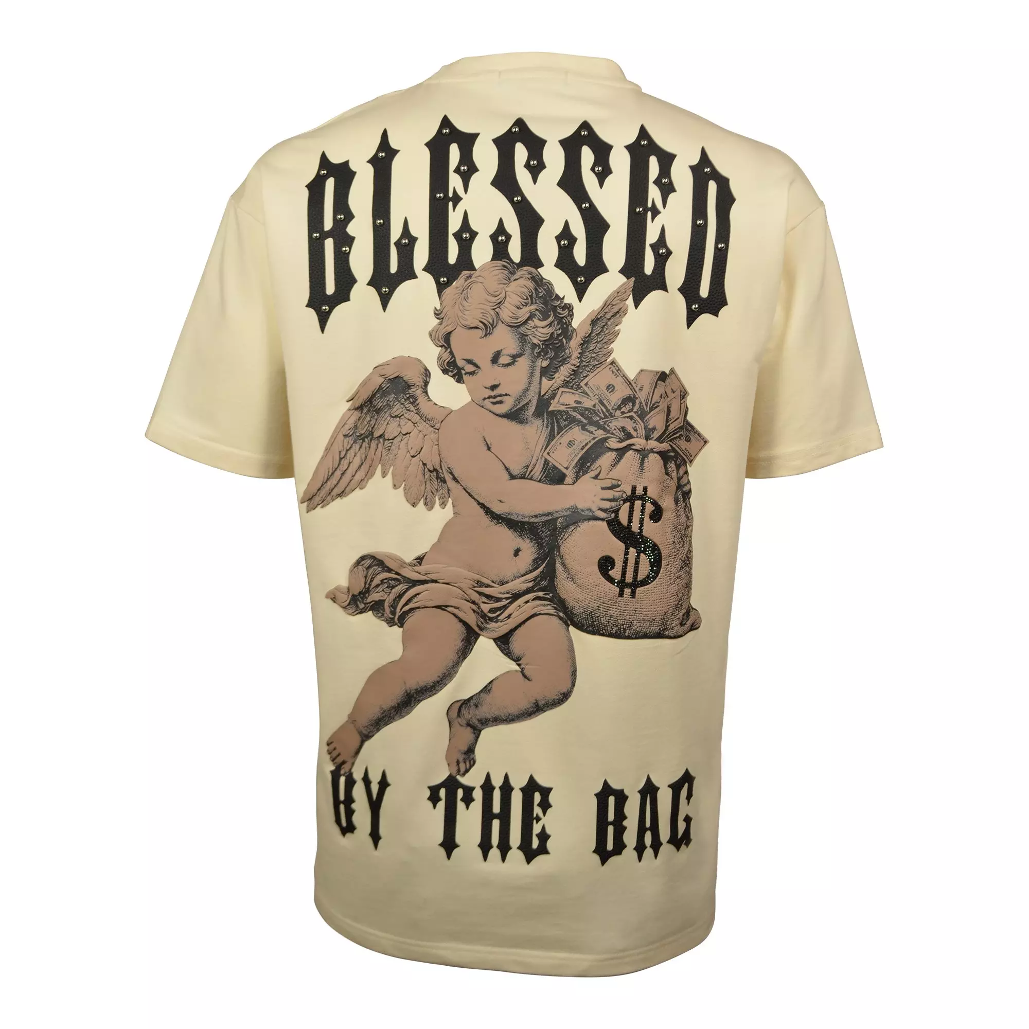 Streetz Iz Watchin Men's Money Saint Tee - CREAM