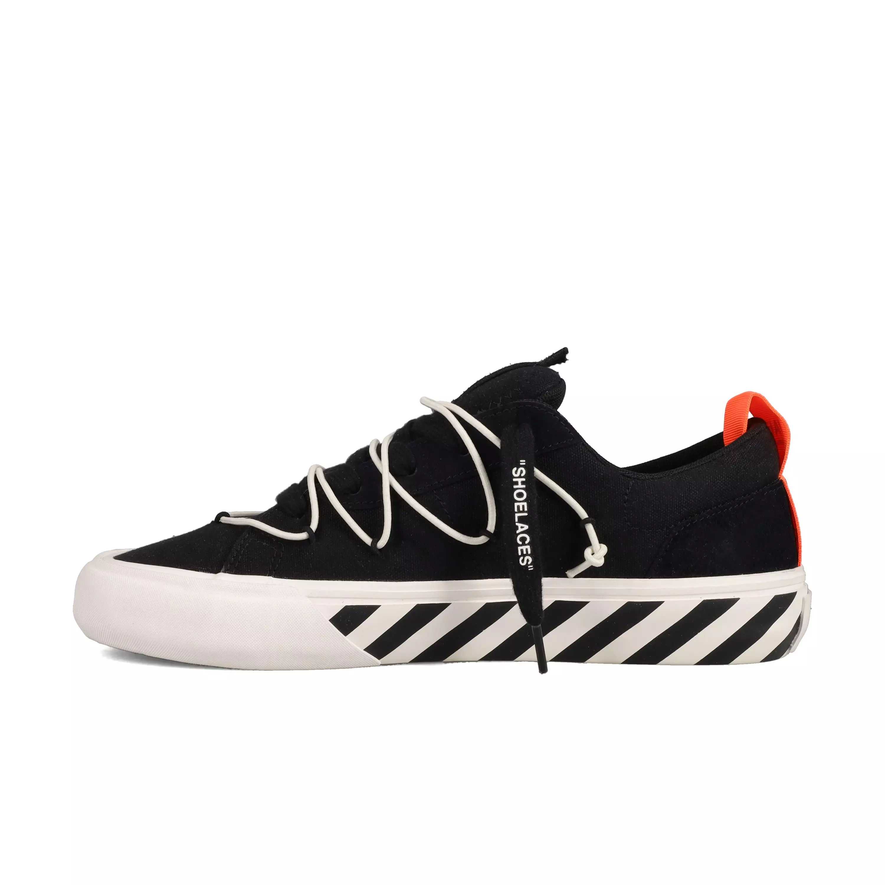 L/AB c/o Off-White Tape Vulcanized "Black/White" Men's Shoe - BLACK