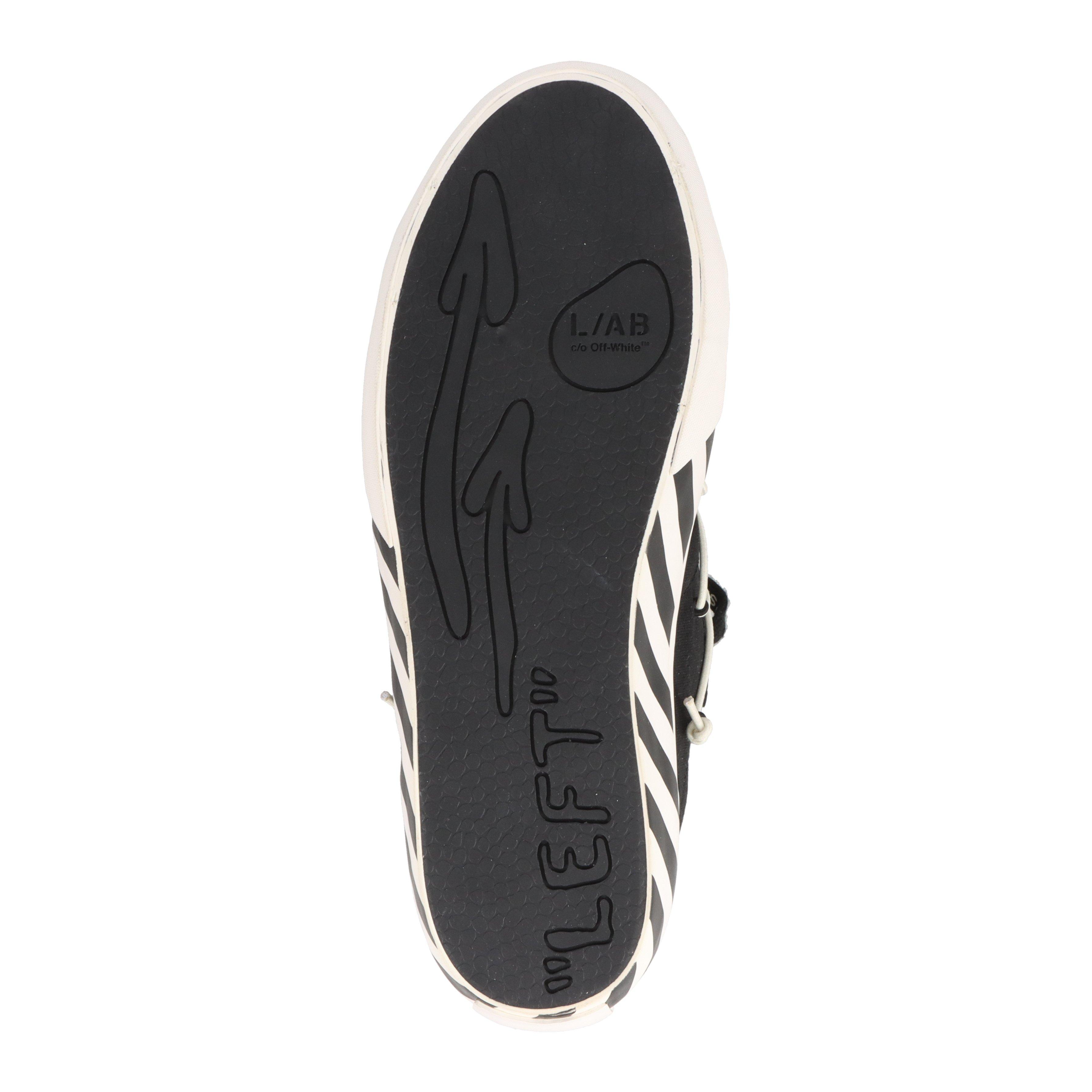 L/AB c/o Off-White Tape Vulcanized "Black/White" Men's Shoe - BLACK