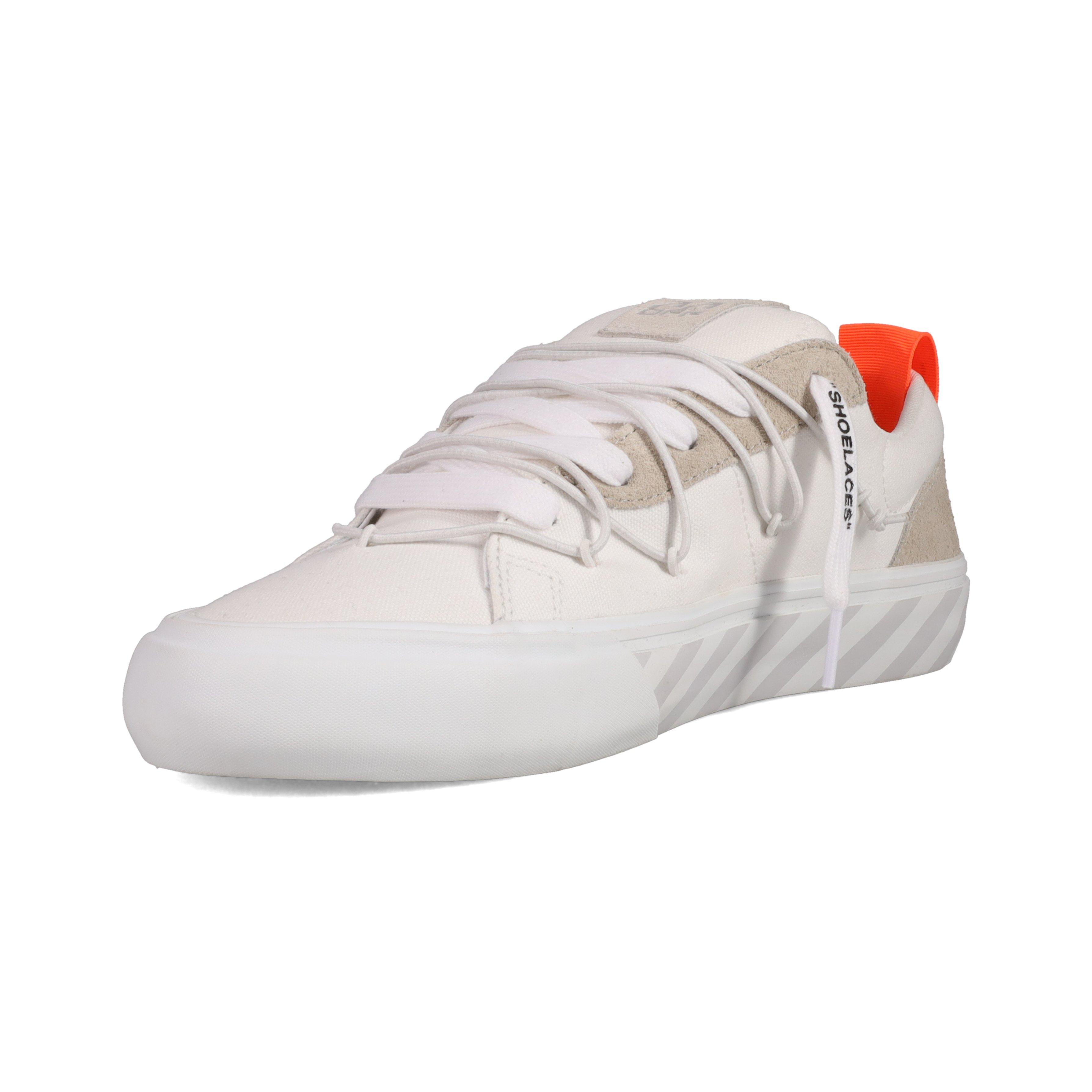 L/AB c/o Off-White Tape Vulcanized "White/Light Grey" Men's Shoe - WHITE