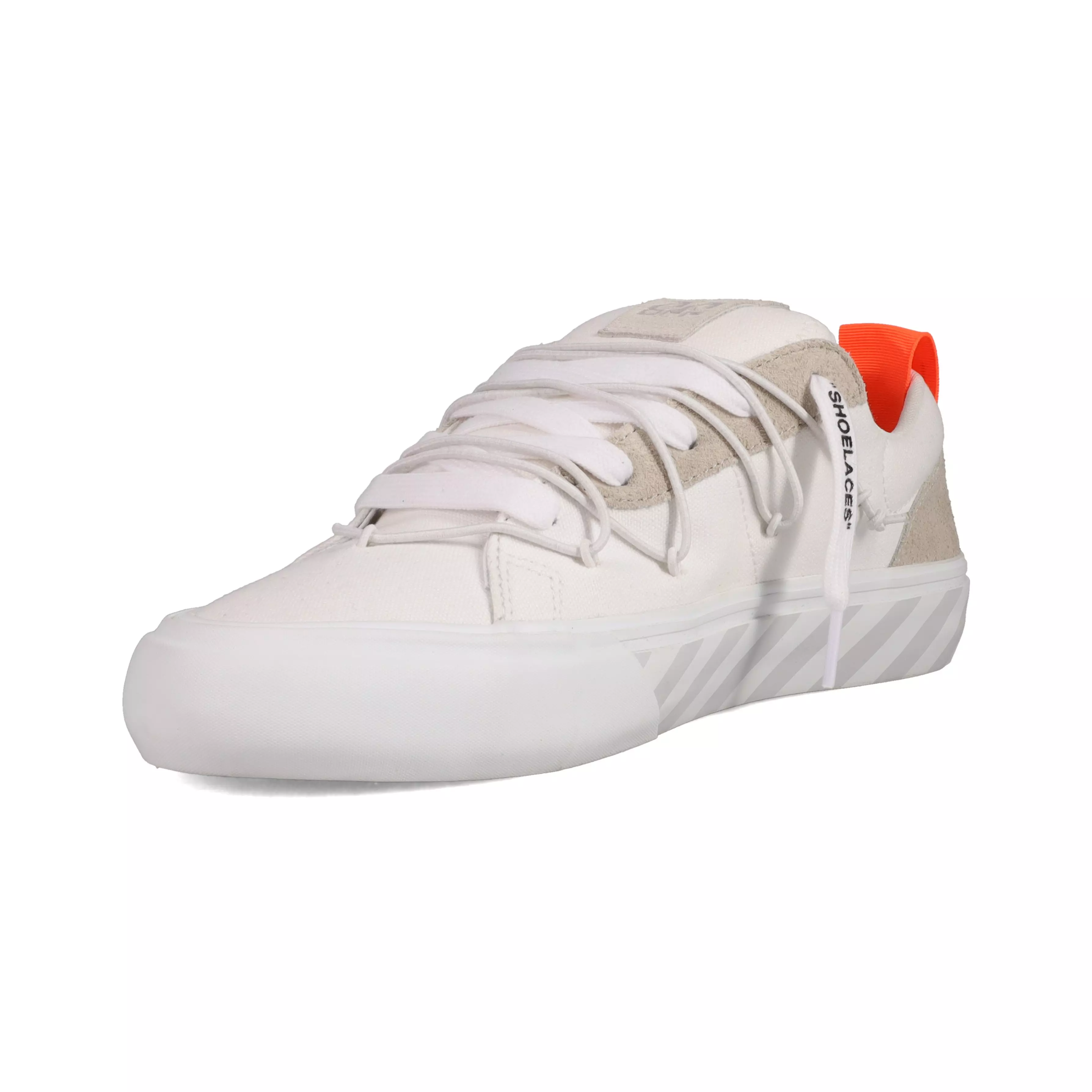 L/AB c/o Off-White Tape Vulcanized "White/Light Grey" Men's Shoe - WHITE