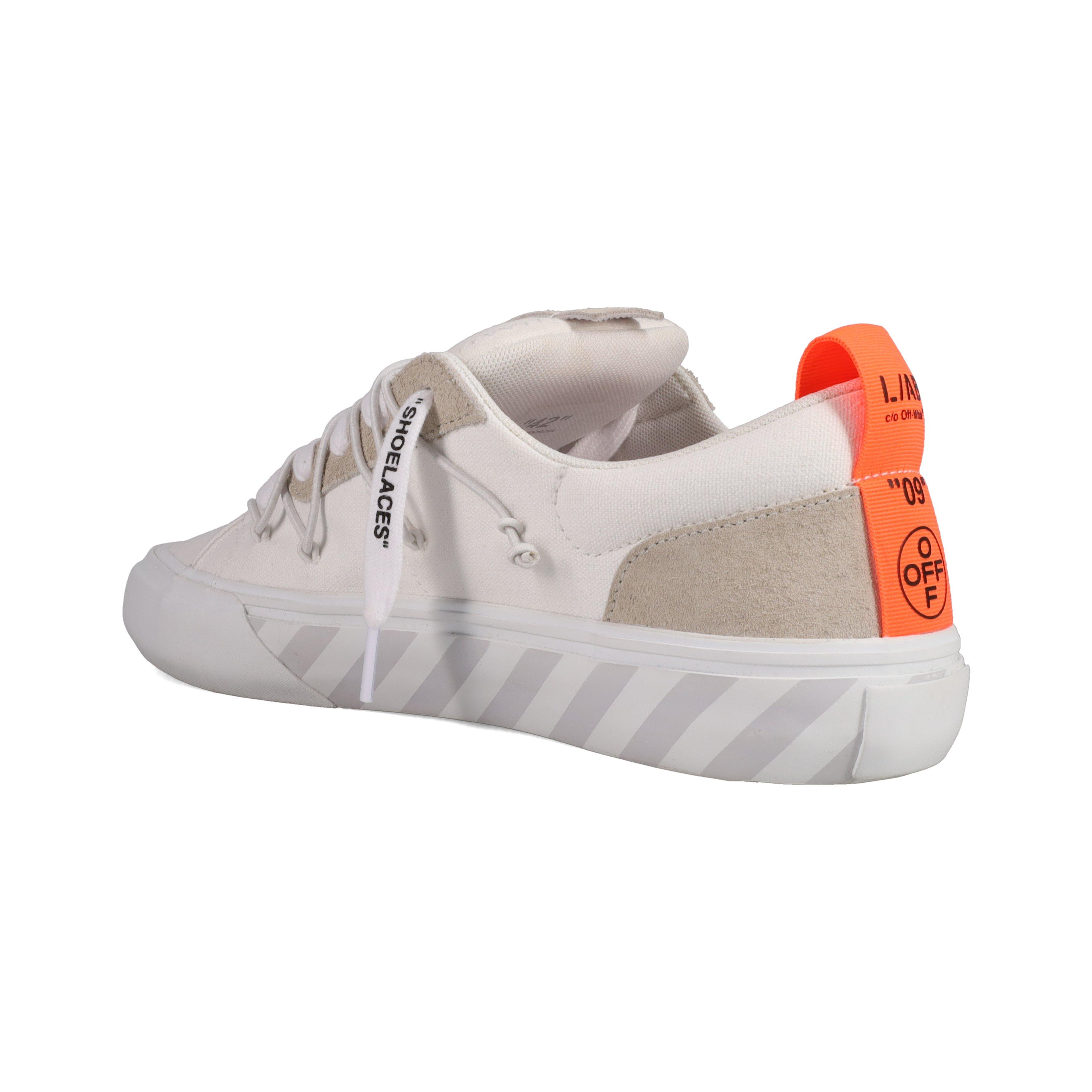 L/AB c/o Off-White Tape Vulcanized "White/Light Grey" Men's Shoe - WHITE