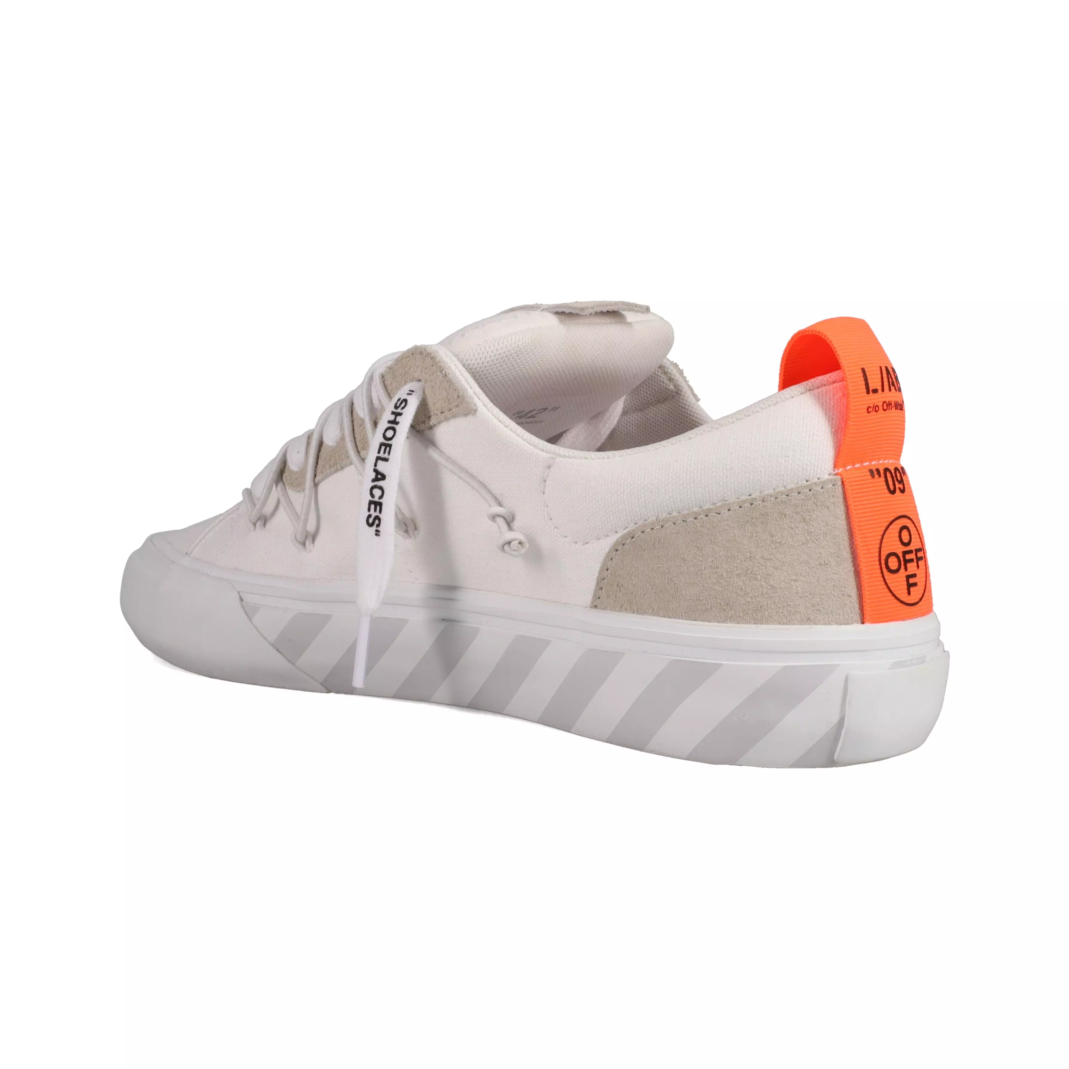 L/AB c/o Off-White Tape Vulcanized "White/Light Grey" Men's Shoe - WHITE