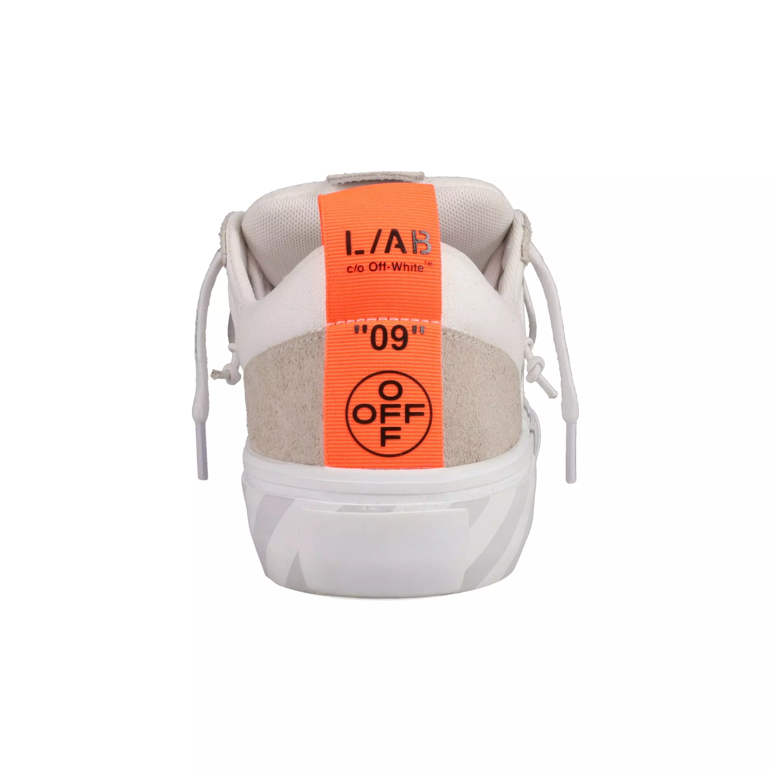 L/AB c/o Off-White Tape Vulcanized "White/Light Grey" Men's Shoe - WHITE