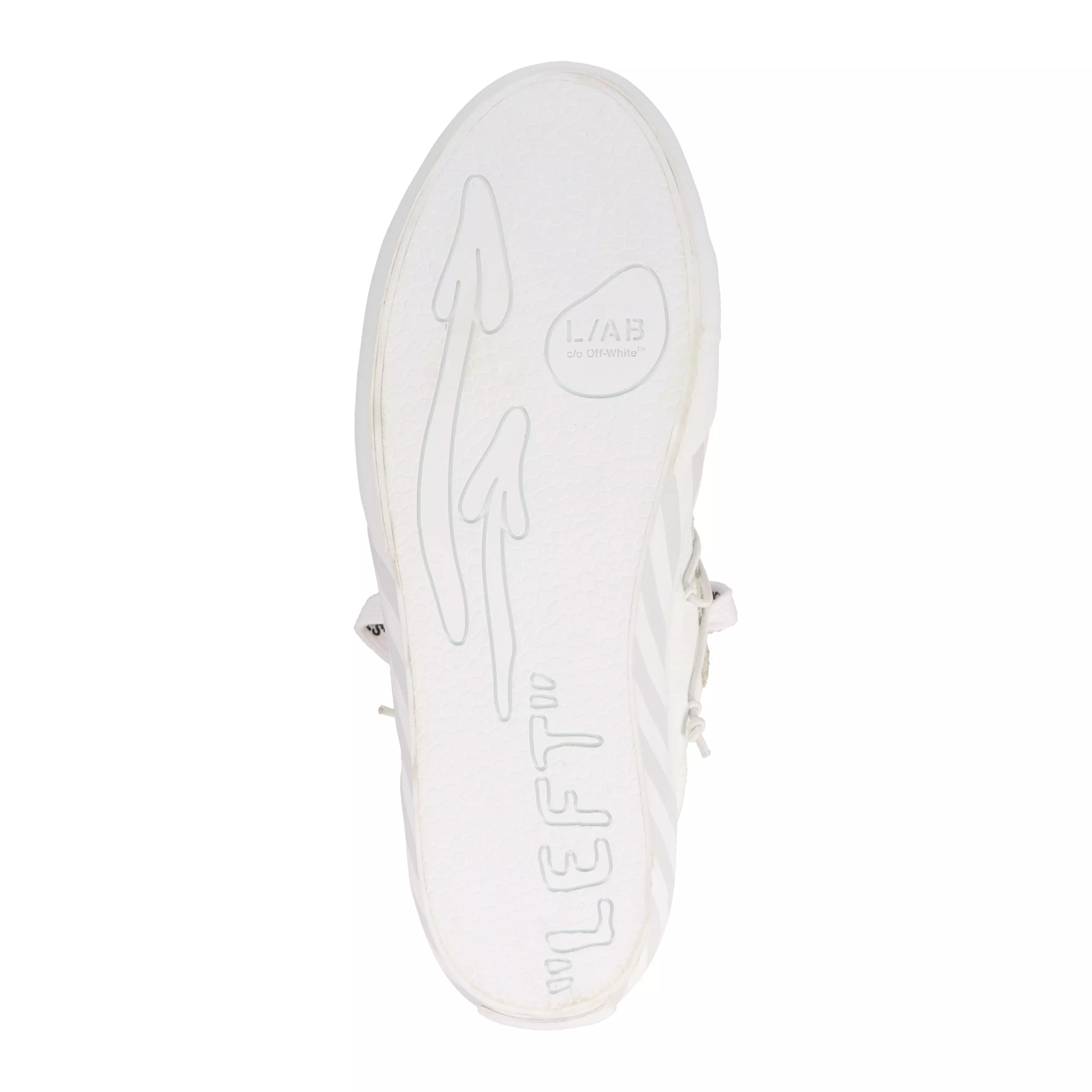 L/AB c/o Off-White Tape Vulcanized "White/Light Grey" Men's Shoe - WHITE