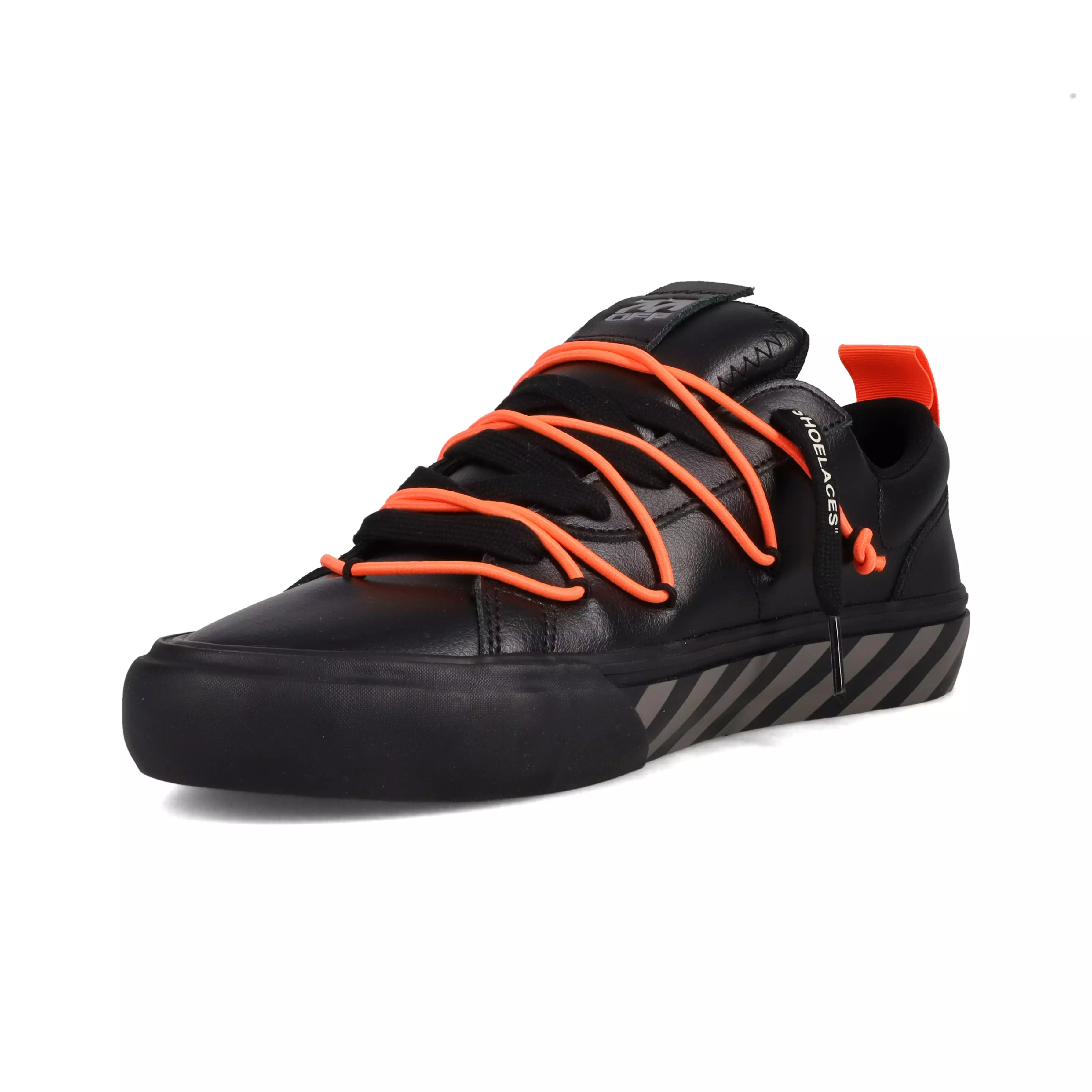 L/AB c/o Off-White Tape Vulcanized "Black" Men's Shoe - BLACK