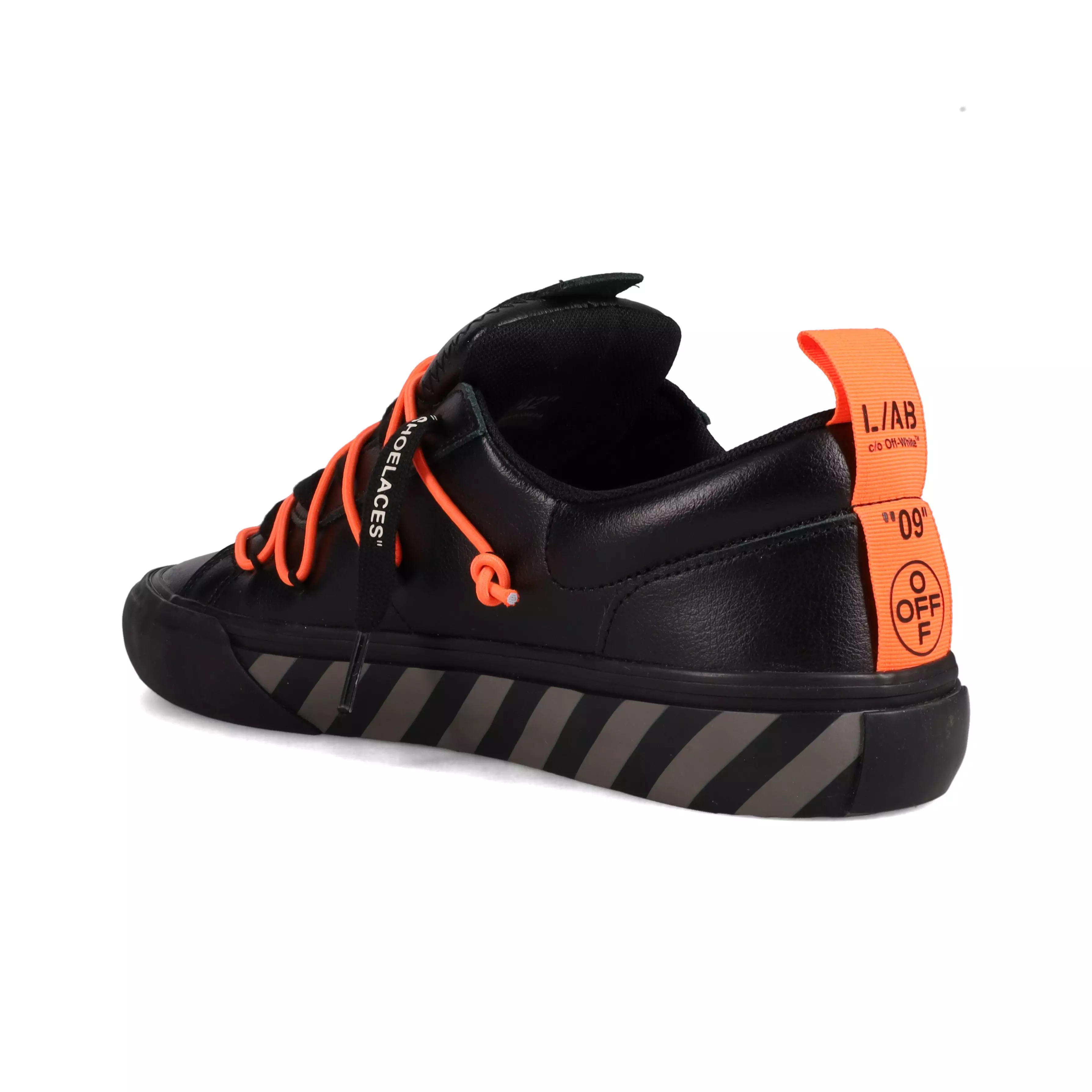 L/AB c/o Off-White Tape Vulcanized "Black" Men's Shoe - BLACK