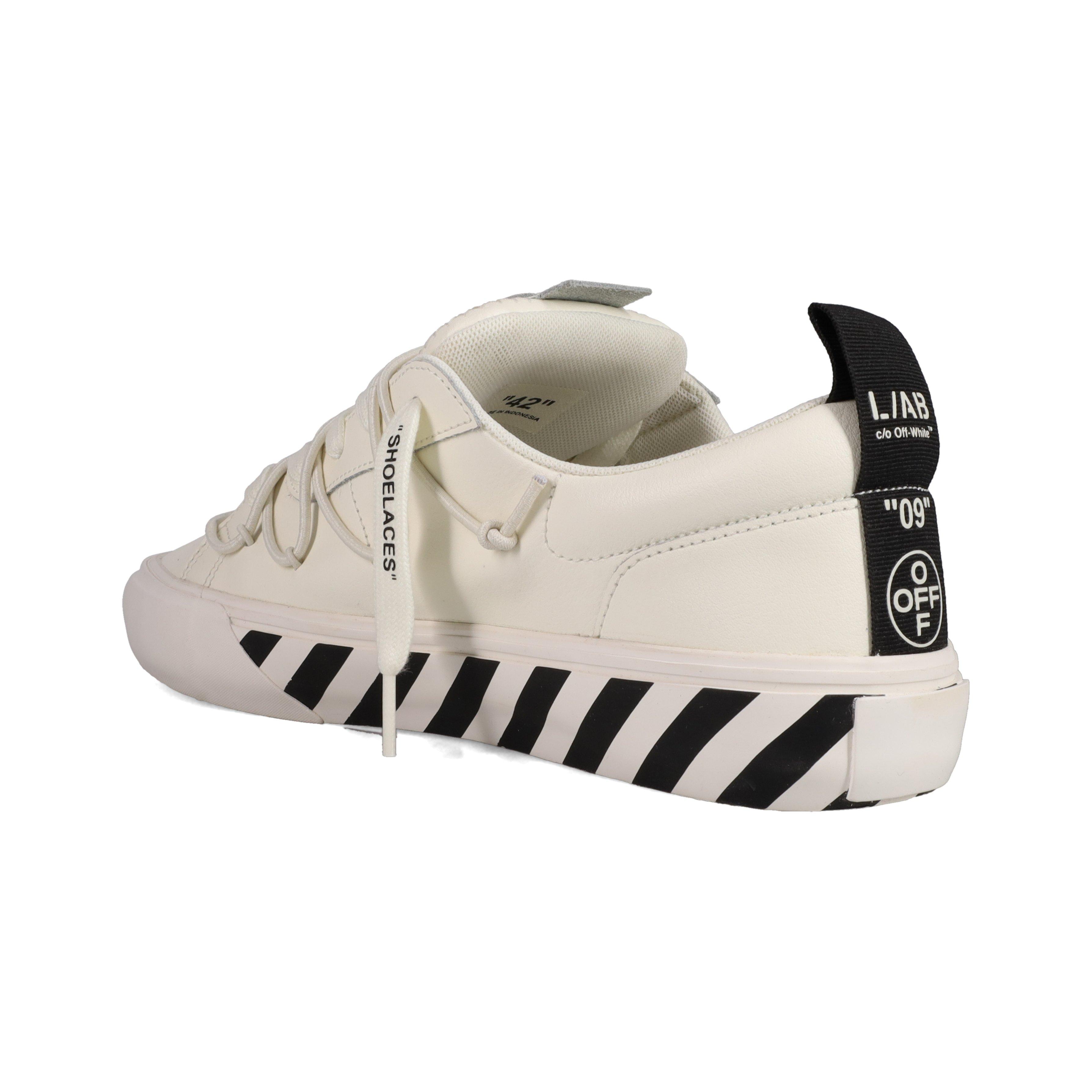 L/AB c/o Off-White Tape Vulcanized "White" Men's Shoe - WHITE