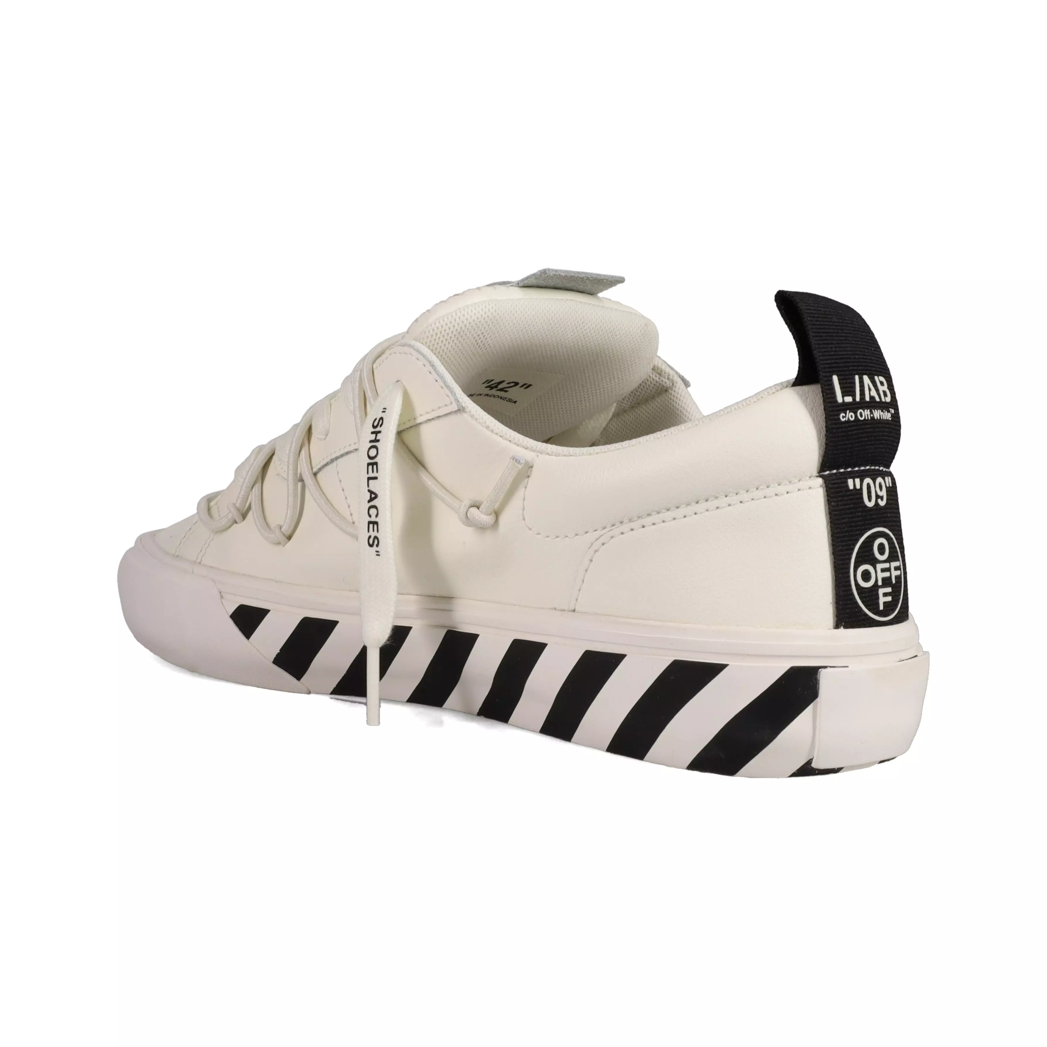 L/AB c/o Off-White Tape Vulcanized "White" Men's Shoe - WHITE