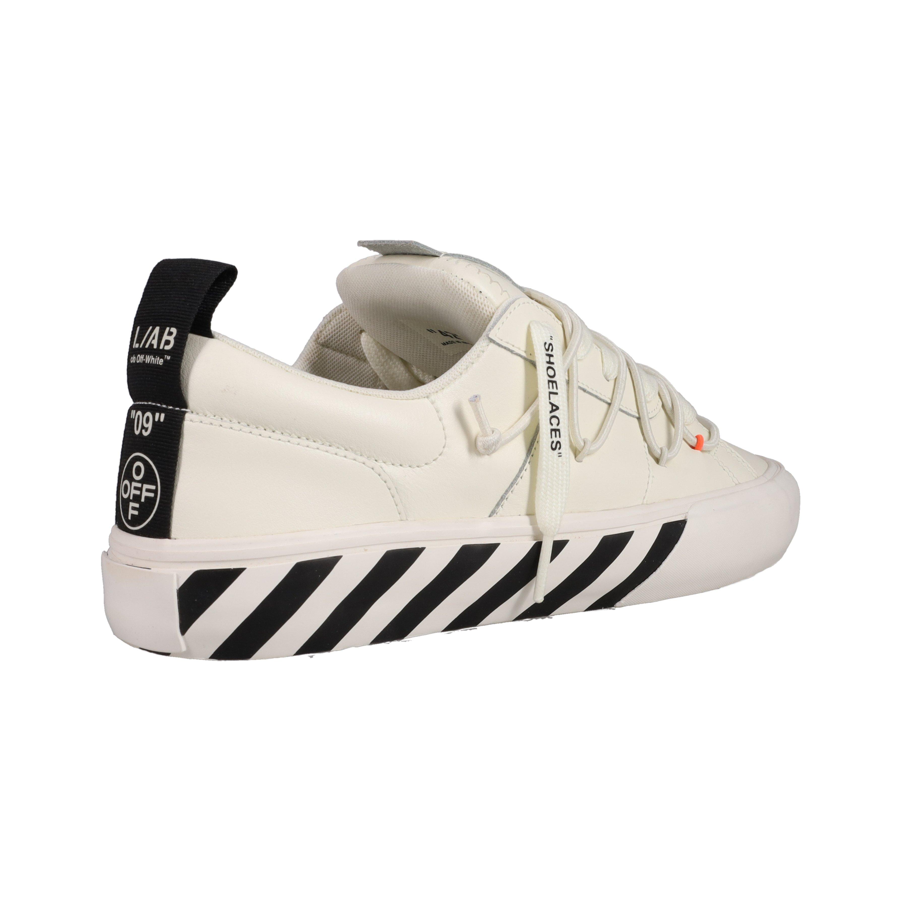 L/AB c/o Off-White Tape Vulcanized "White" Men's Shoe - WHITE