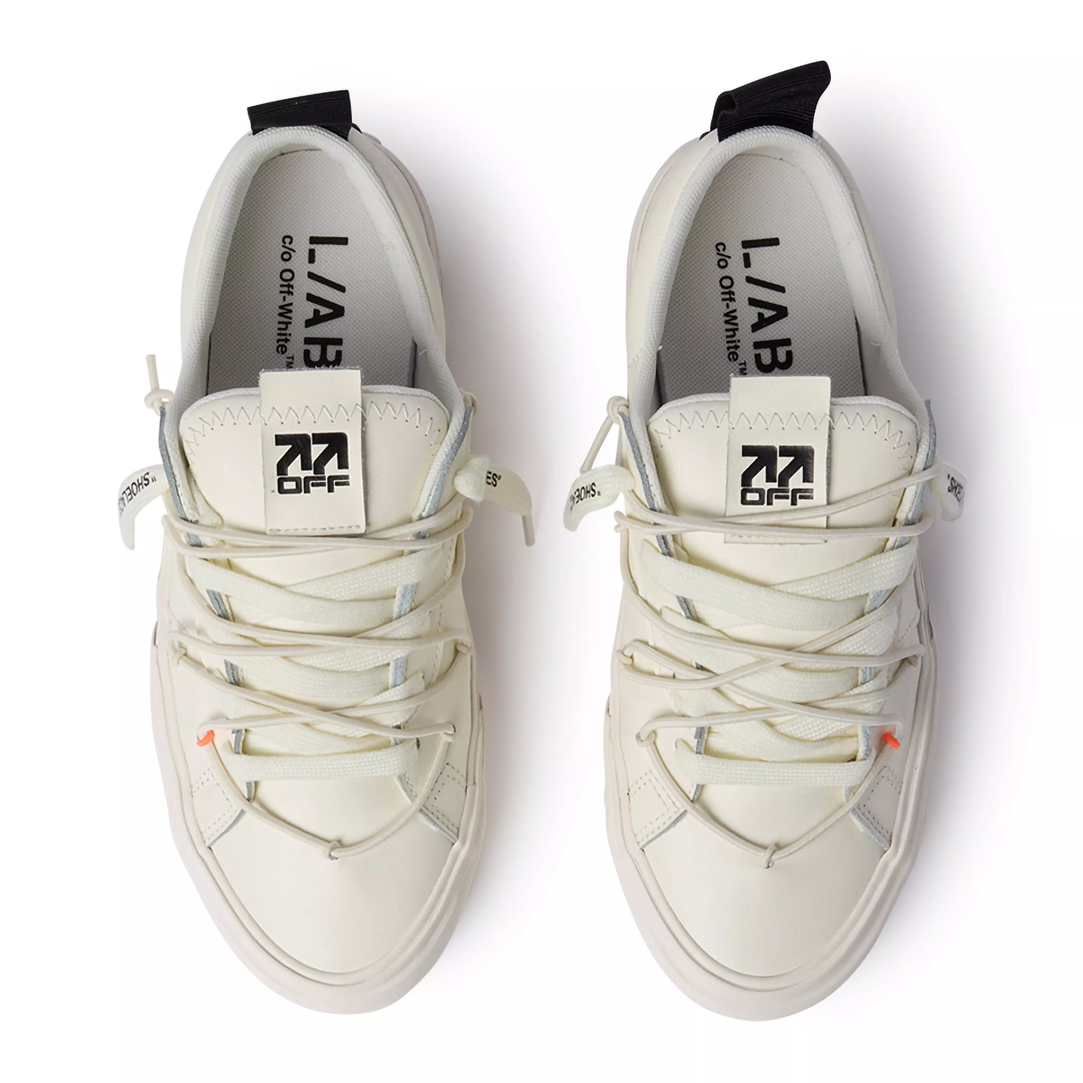 L/AB c/o Off-White Tape Vulcanized "White" Men's Shoe - WHITE