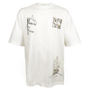 MULTI PLACEMENT OVERSIZED SS TEE-WHITE - WHITE