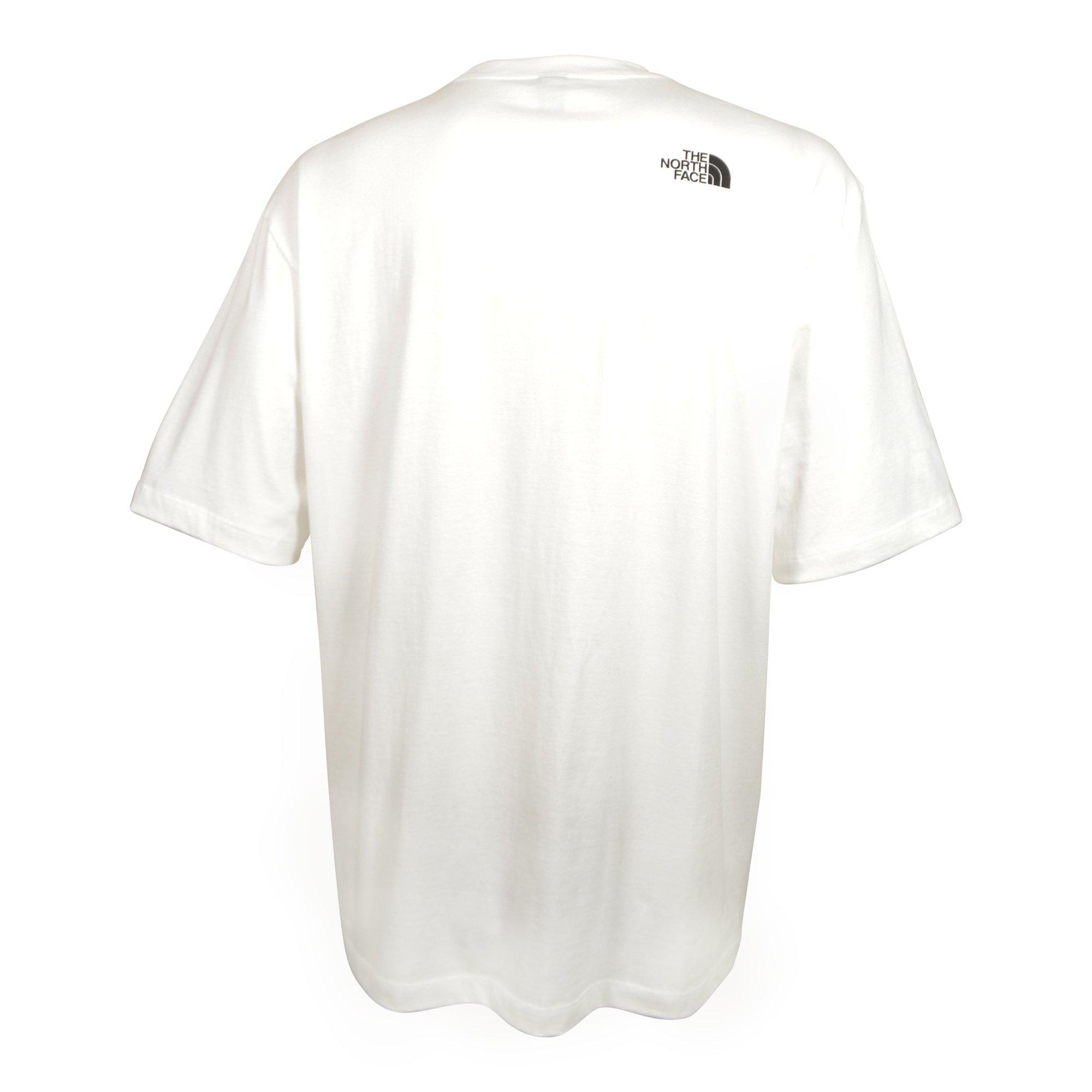 MULTI PLACEMENT OVERSIZED SS TEE-WHITE - WHITE