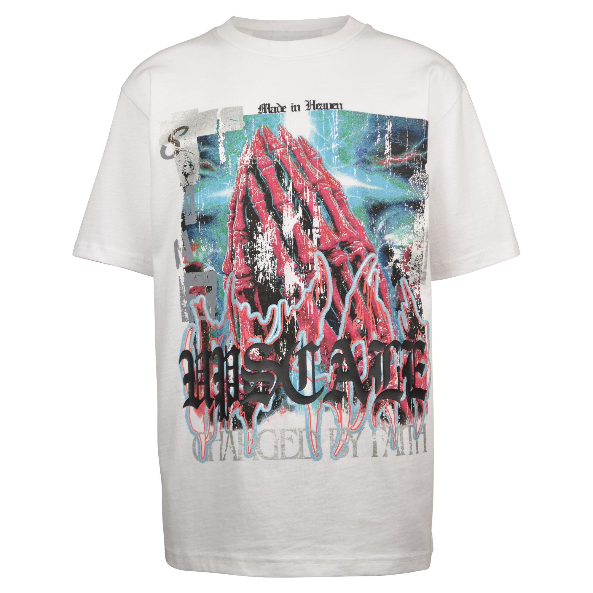 Upscale Big Boys' Charged By Faith Tee - WHITE