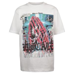 Upscale Big Boys' Charged By Faith Tee - WHITE