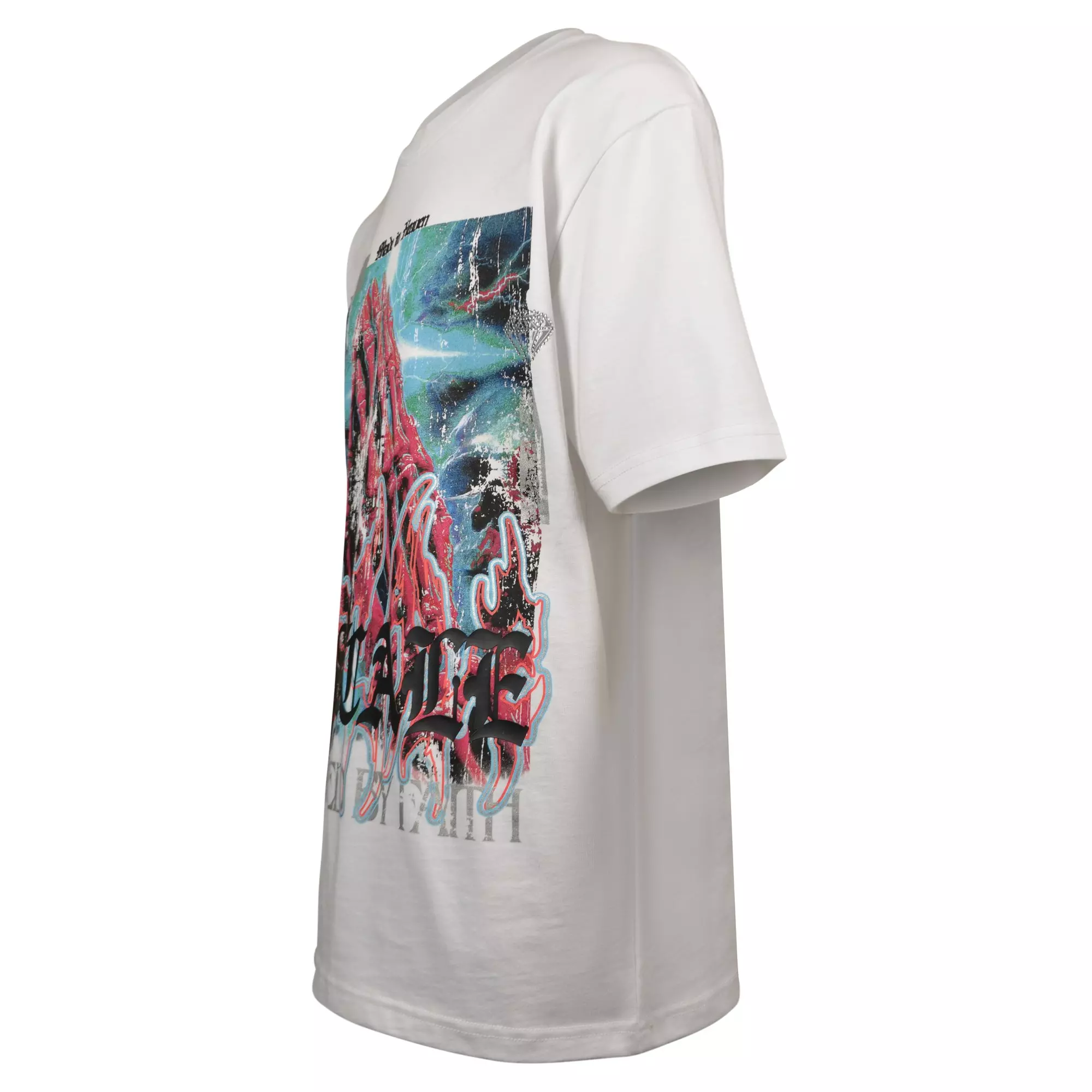 Upscale Big Boys' Charged By Faith Tee - WHITE