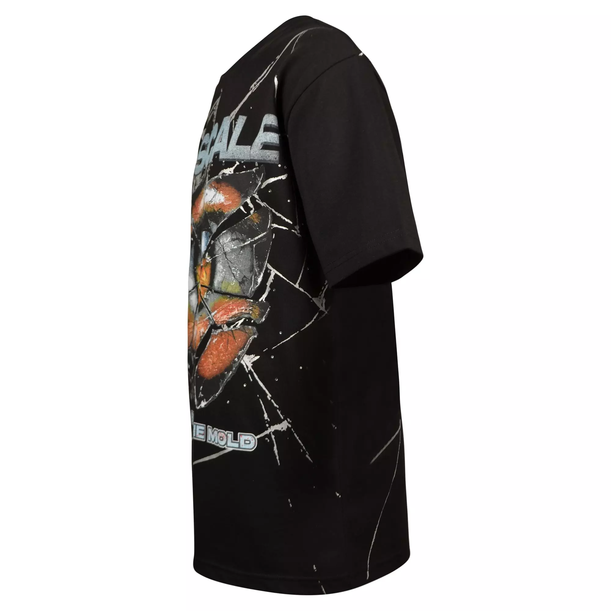 Upscale Big Boys' Shattered Eye Tee - BLACK