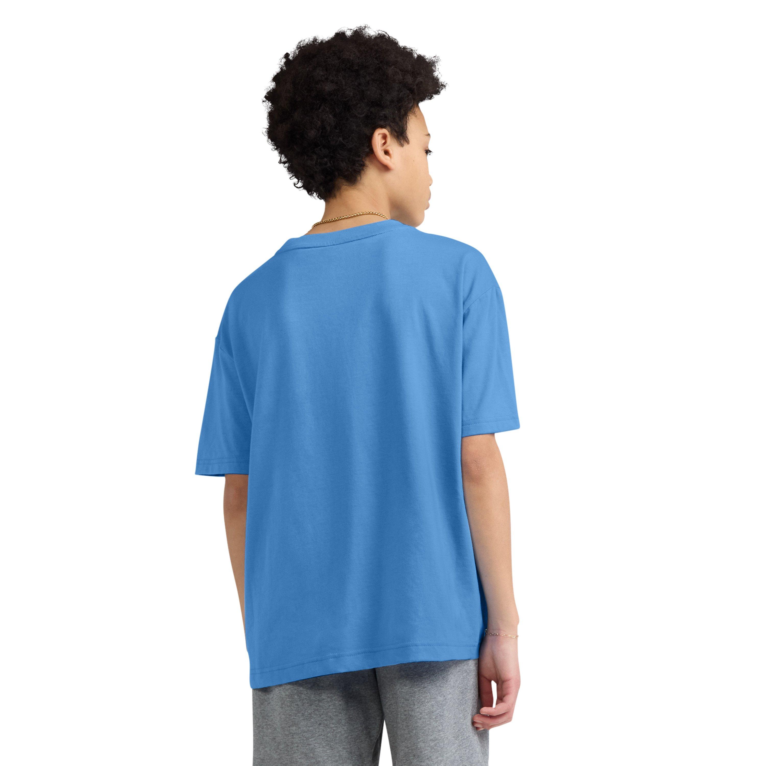 Jordan 6X Champ Big Boys' Blue Tee