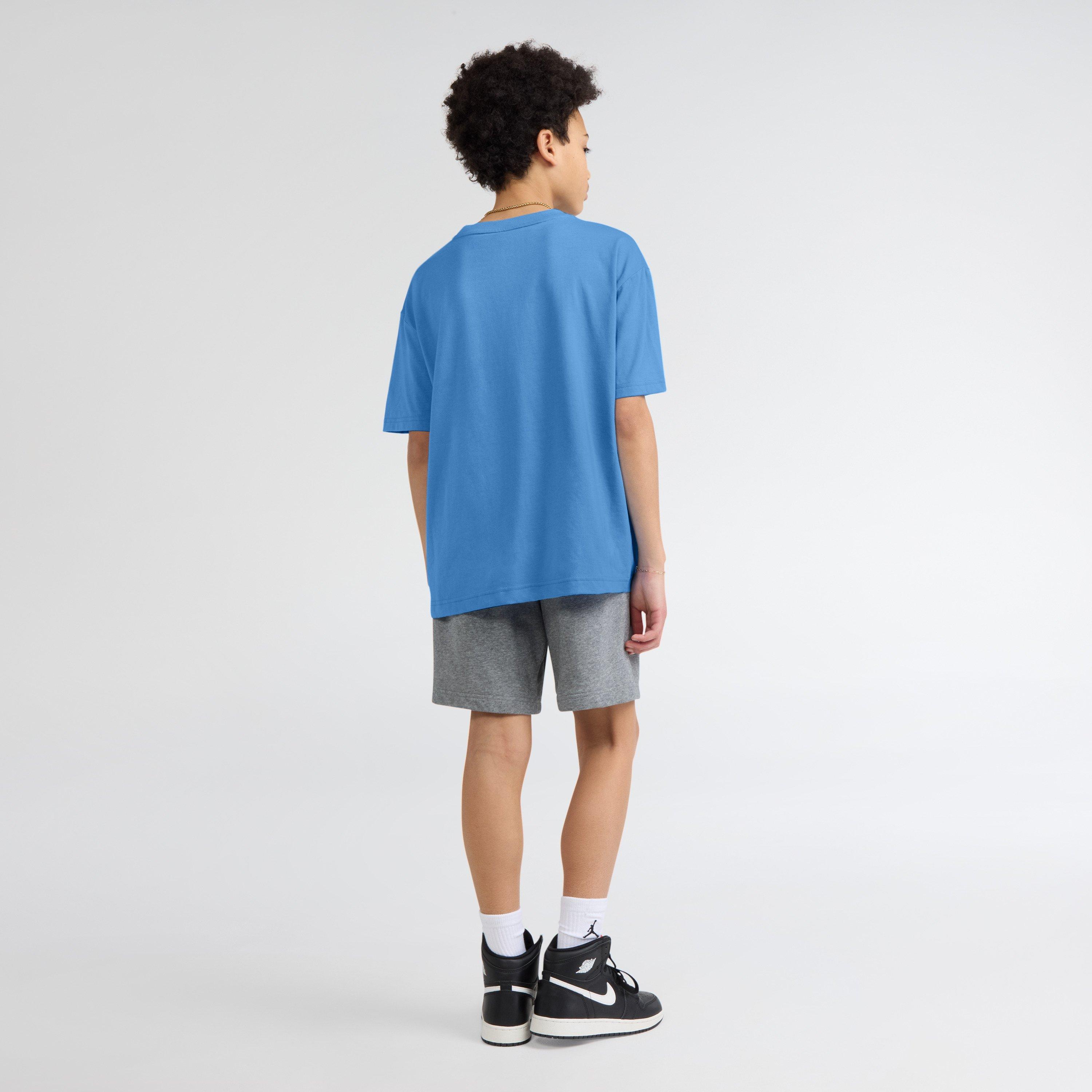 Jordan 6X Champ Big Boys' Blue Tee