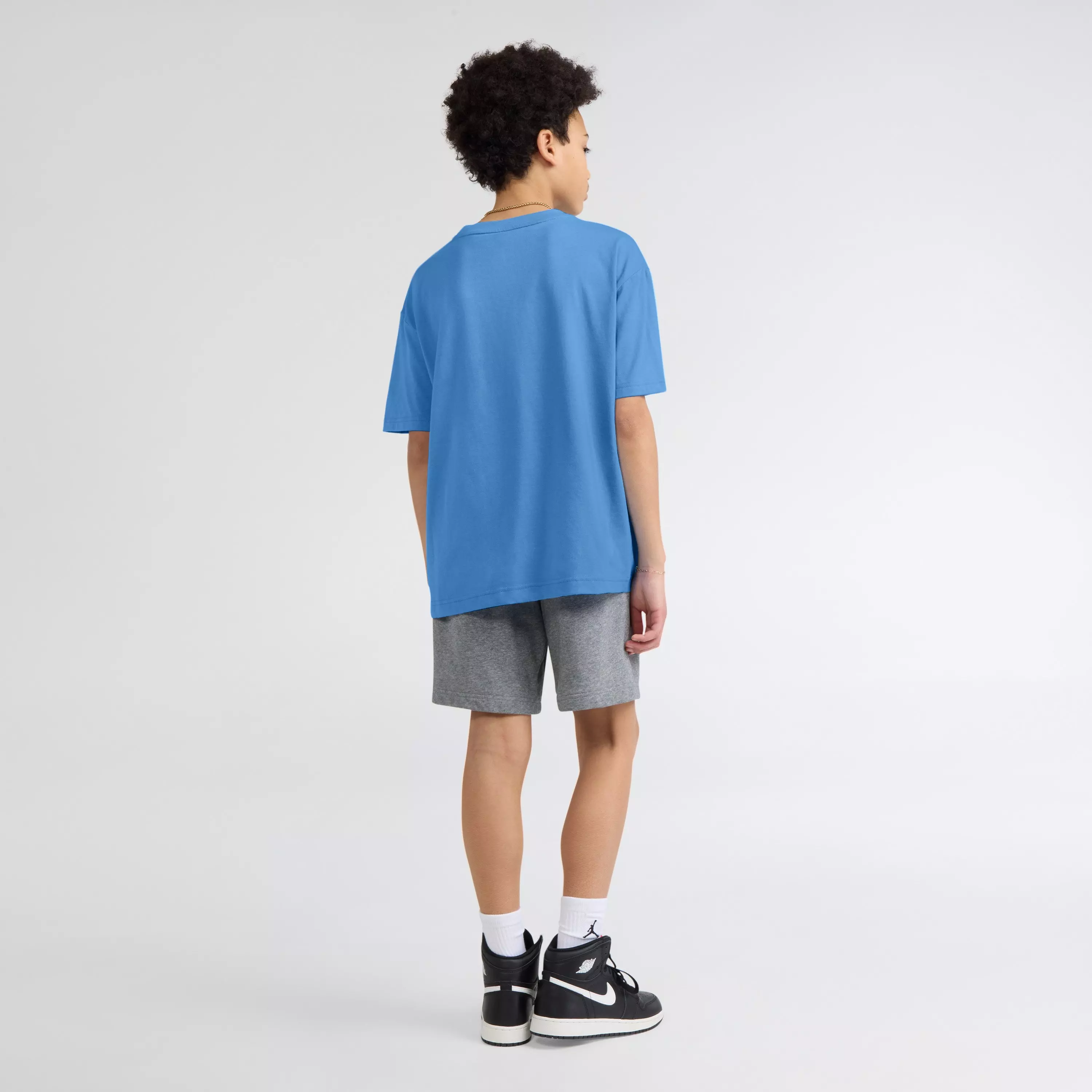 Jordan Big Boys' 6X Champ Tee - Blue - CAROLINA BLUE