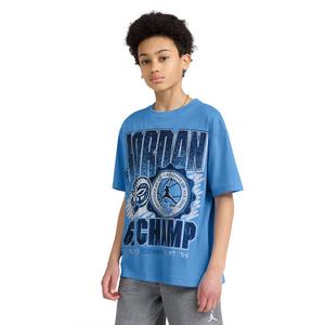 Jordan Big Boys' 6X Champ Tee - Blue