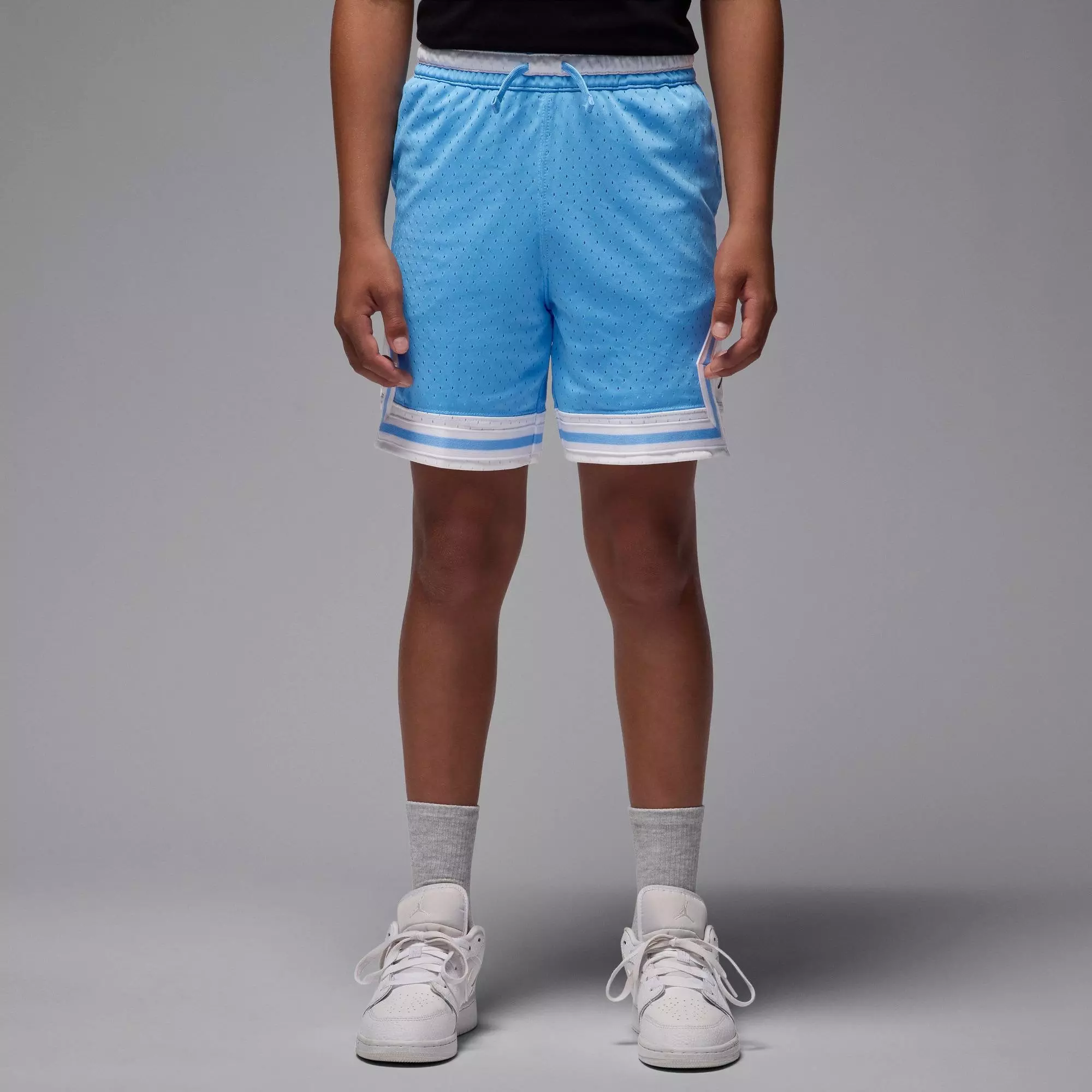 Jordan Big Boys' Legend Blue Diamond Shorts - CAROLINA BLUE