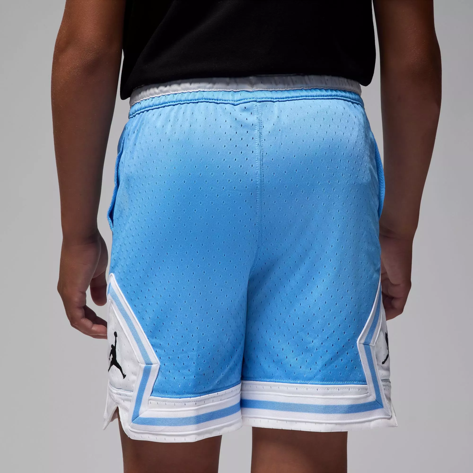 Jordan Big Boys' Legend Blue Diamond Shorts - CAROLINA BLUE