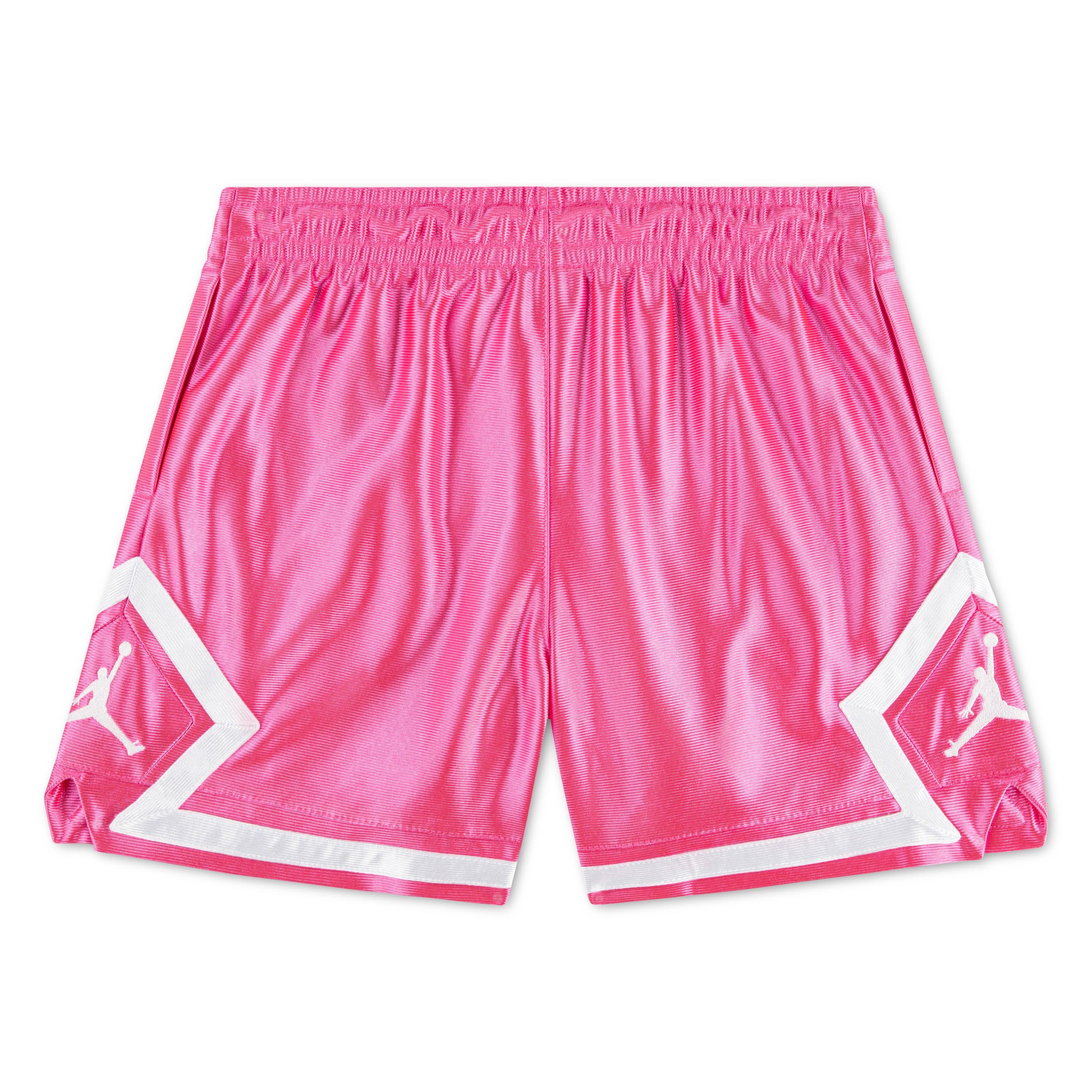 Jordan Big Girls' Durasheen Diamond Shorts - Pink